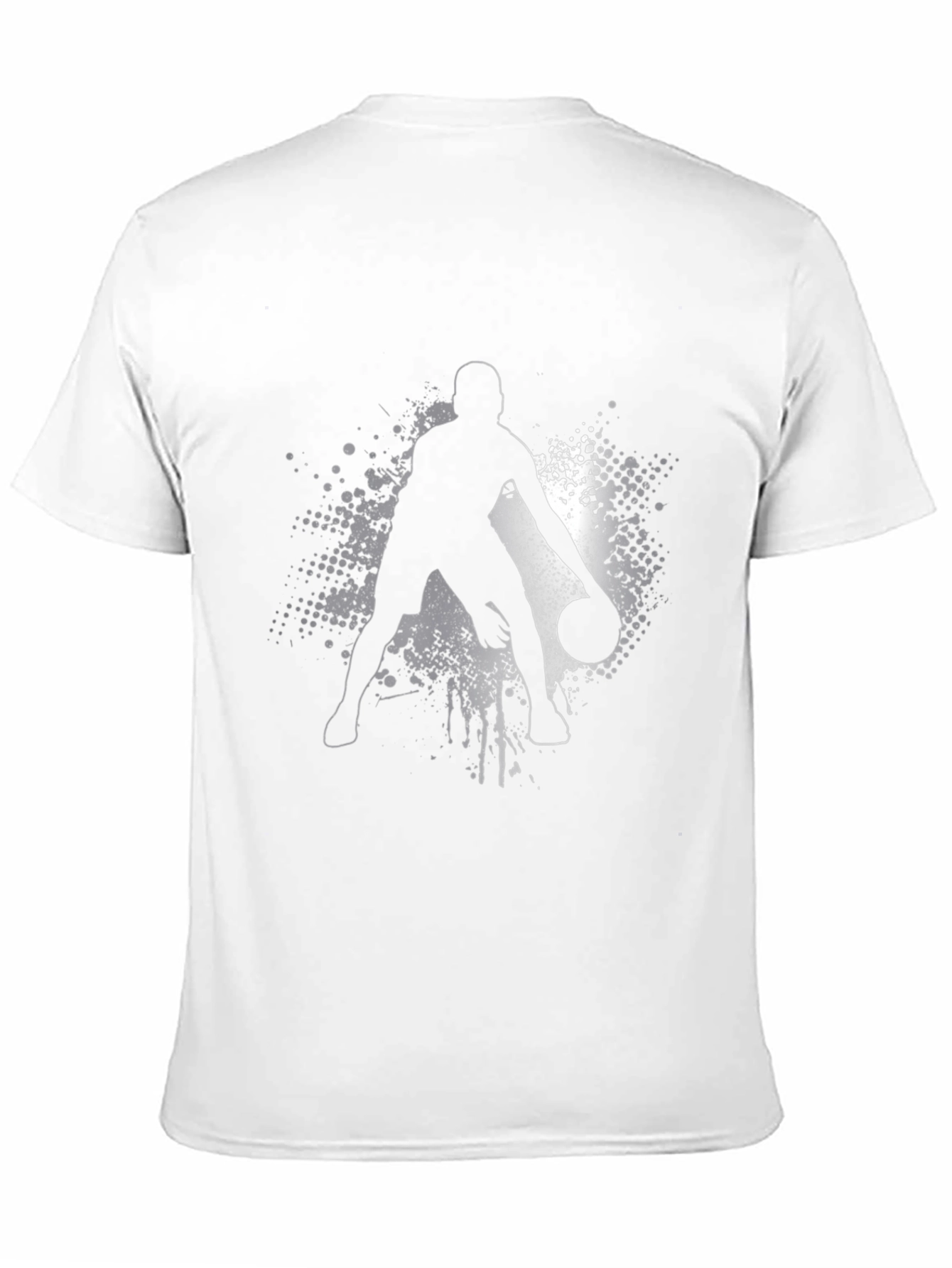 Basketball Player Graphic T-Shirt - Black