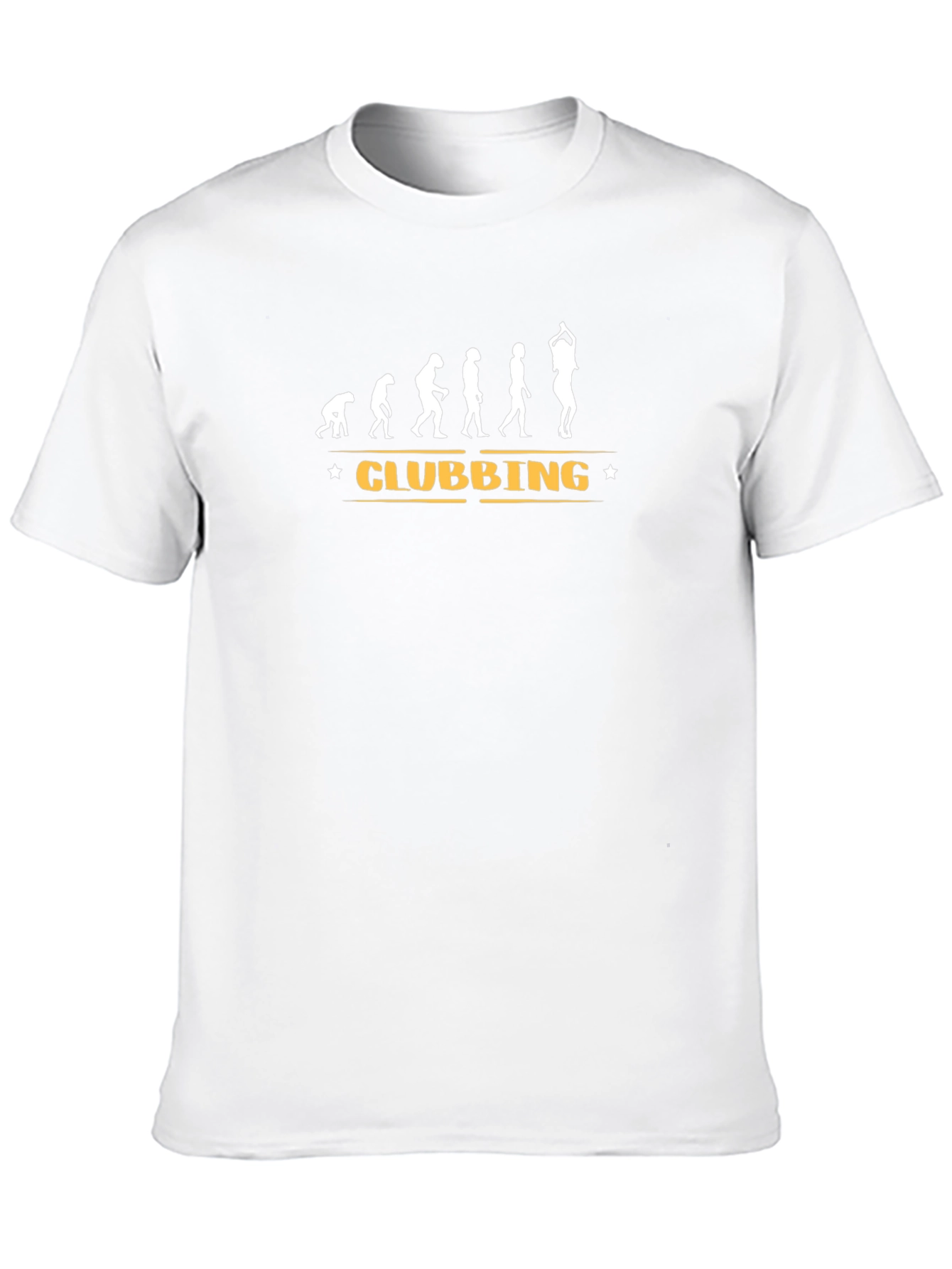 Clubbing Evolution Graphic T-Shirt - Black