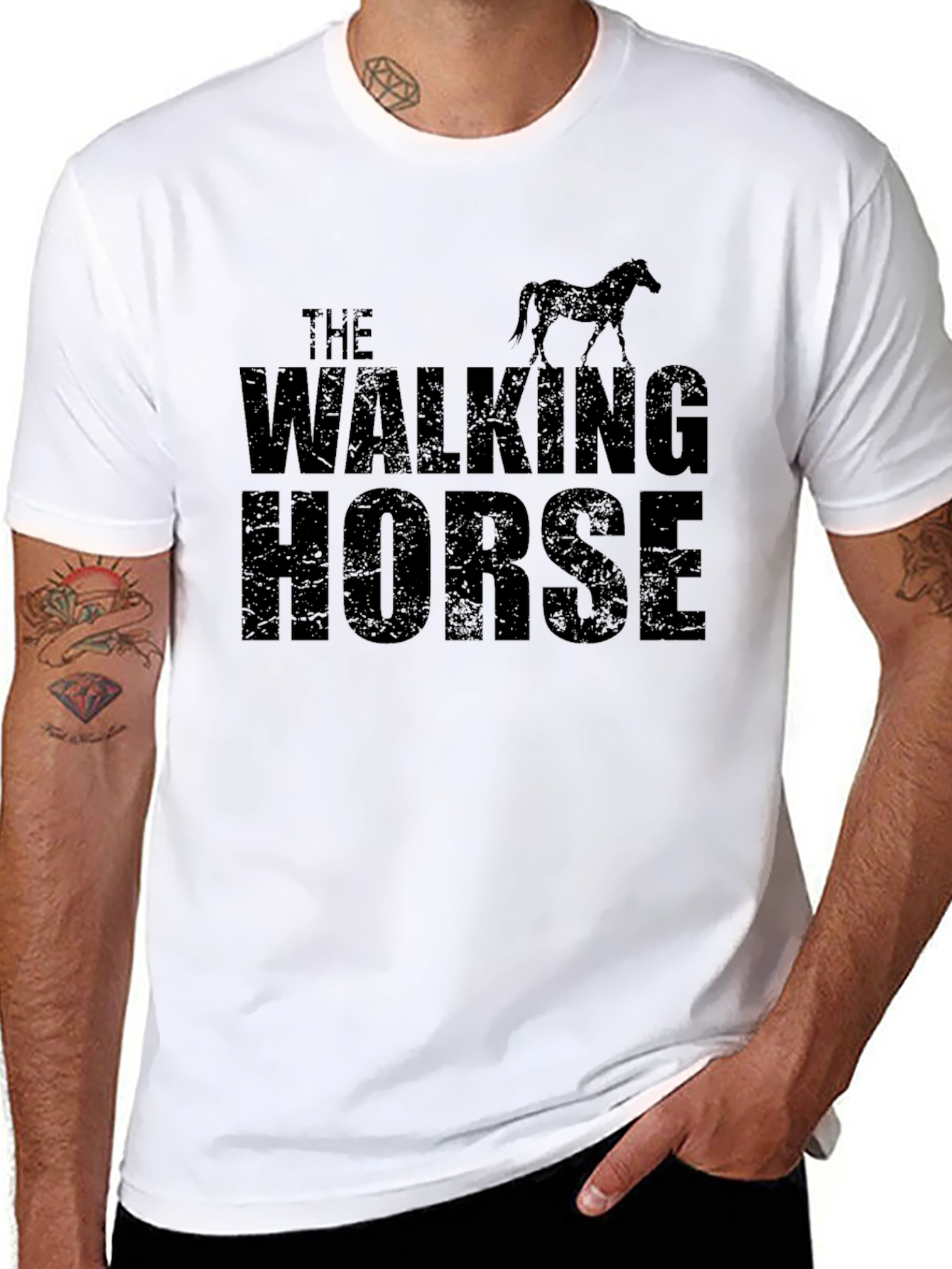 The Walking Horse Graphic T-Shirt