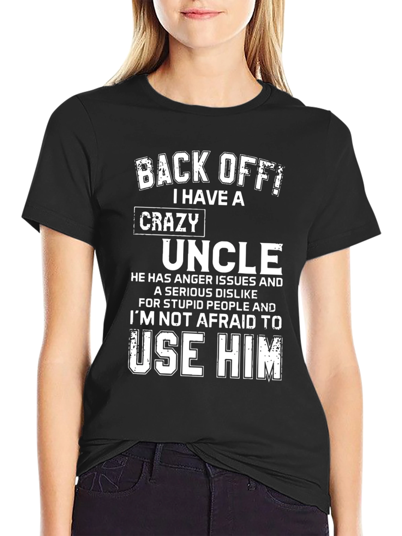 Crazy Uncle Graphic Tee - Funny Novelty T-Shirt
