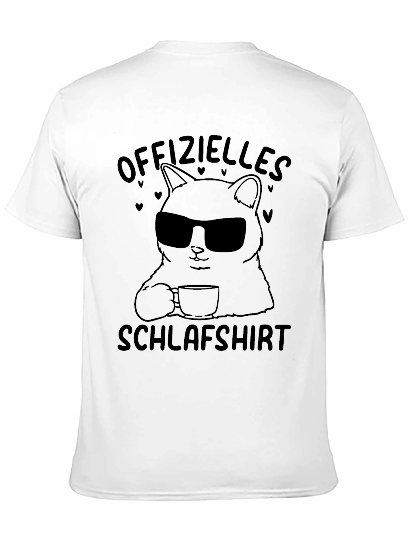 Cool Cat Sleep Shirt - Black T-Shirt