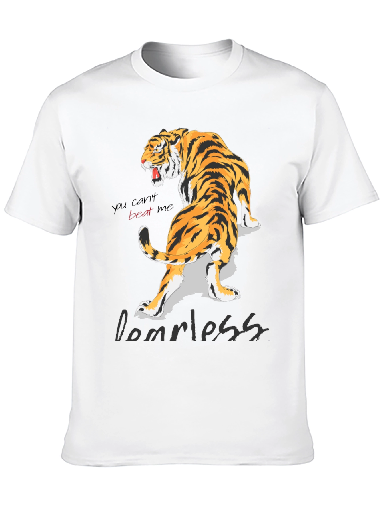 Roaring Tiger Graphic Print T-Shirt - Dominate Style!