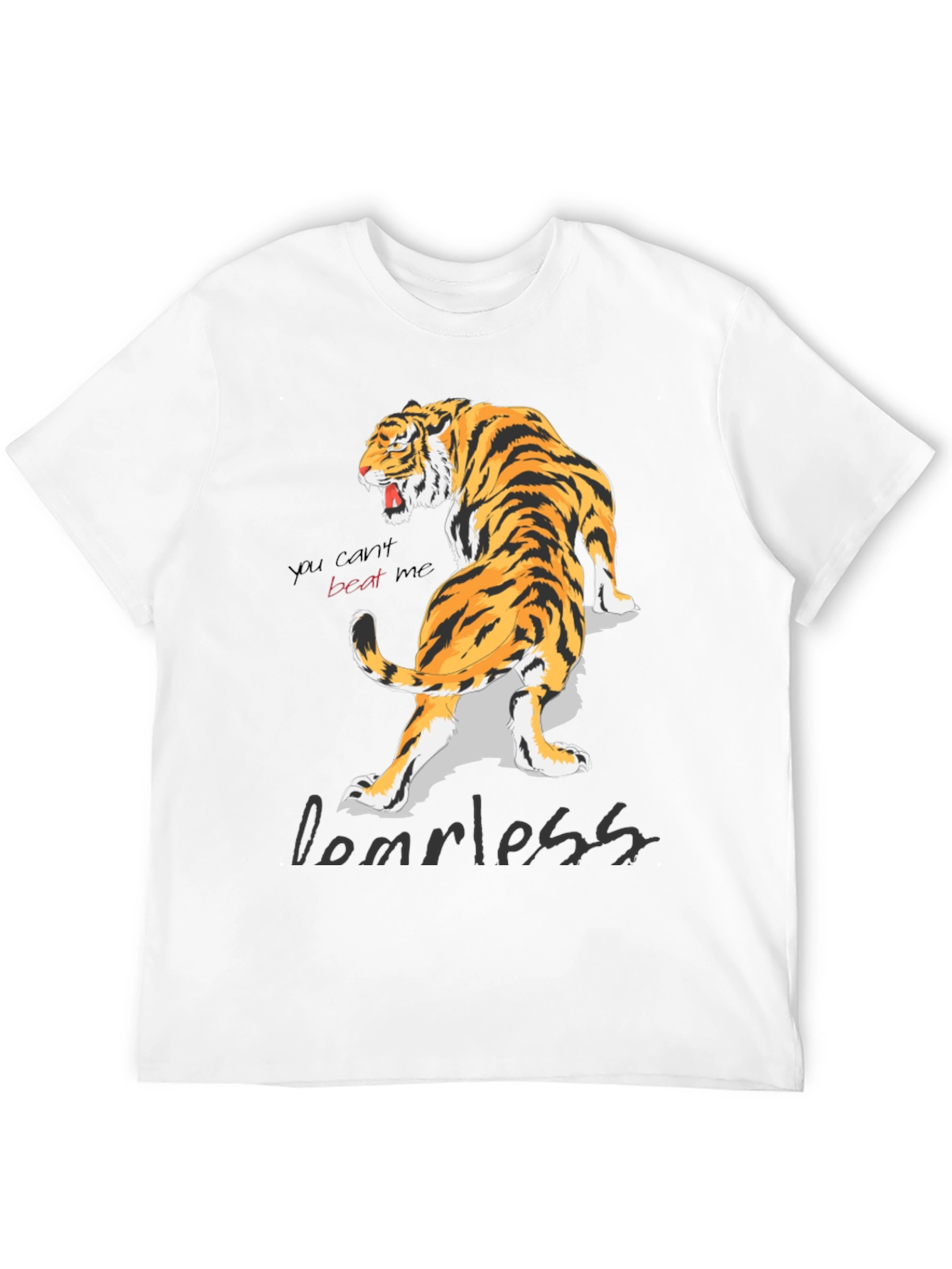 Roaring Tiger Graphic Print T-Shirt - Dominate Style!