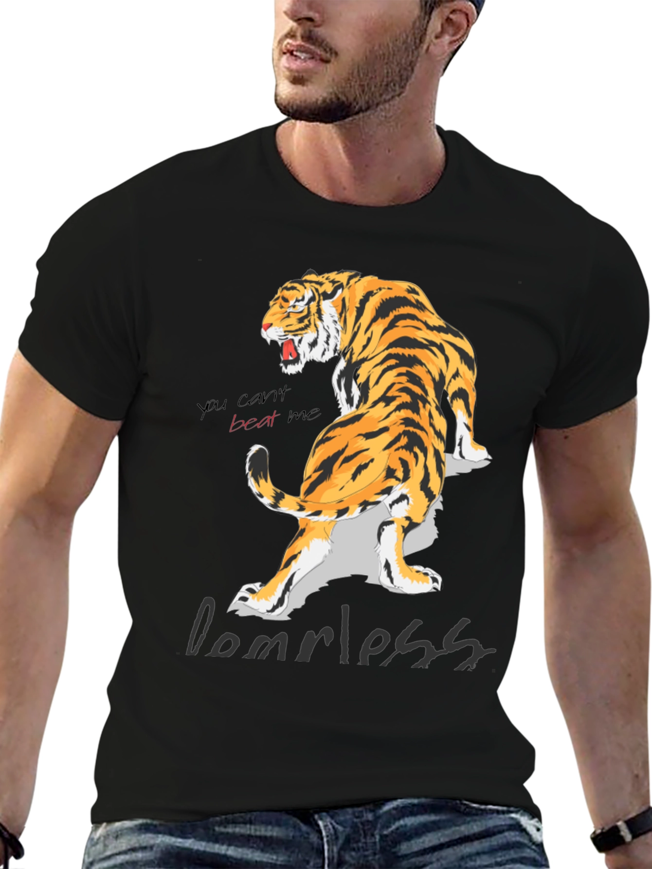 Roaring Tiger Graphic Print T-Shirt - Dominate Style!