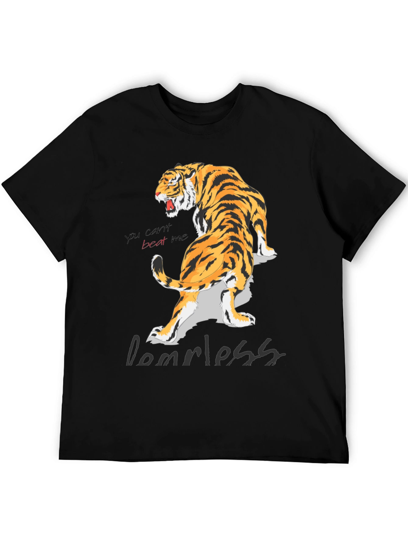 Roaring Tiger Graphic Print T-Shirt - Dominate Style!