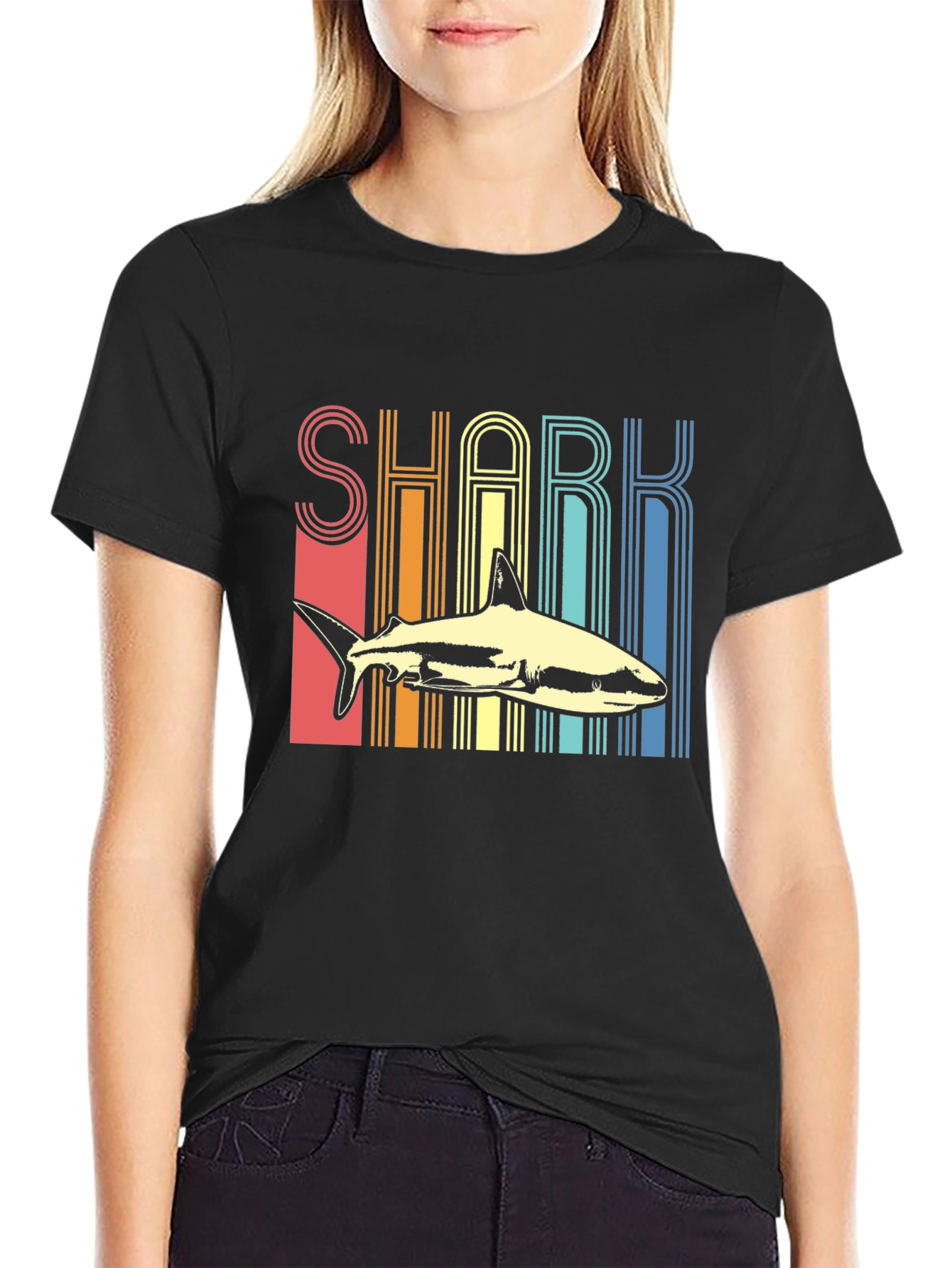 Retro Shark Graphic Tee