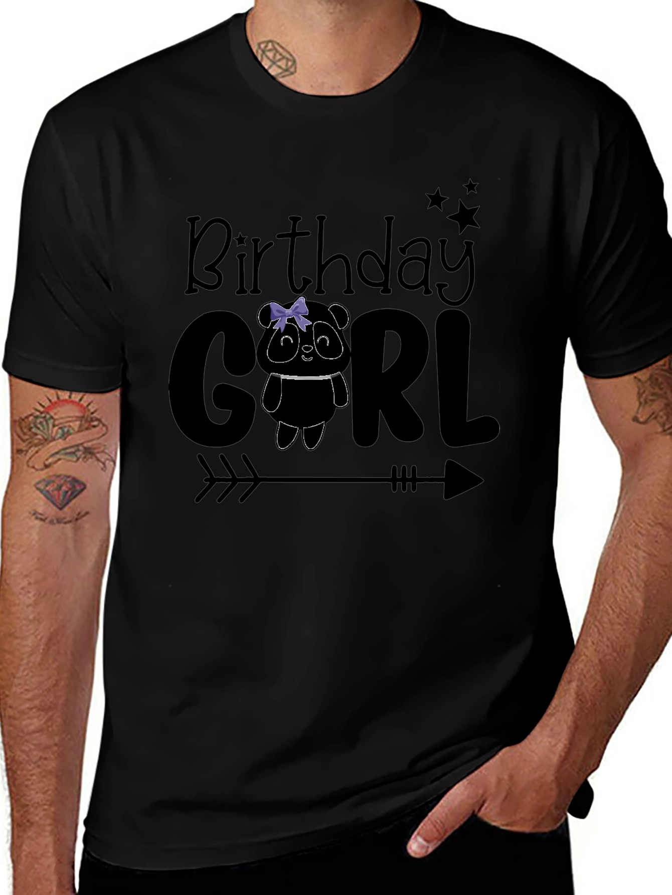 Birthday Girl Panda T-Shirt