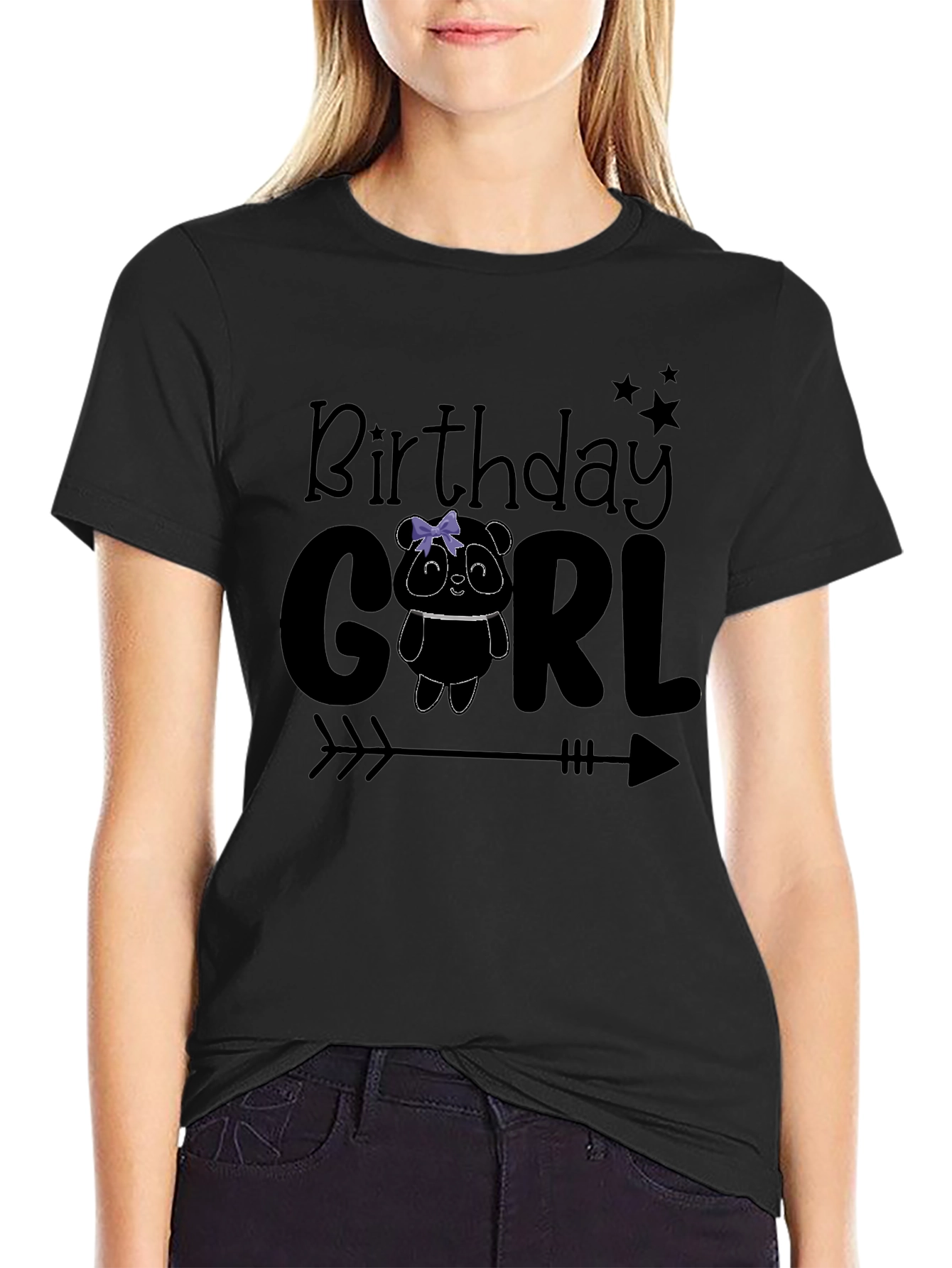 Birthday Girl Panda T-Shirt