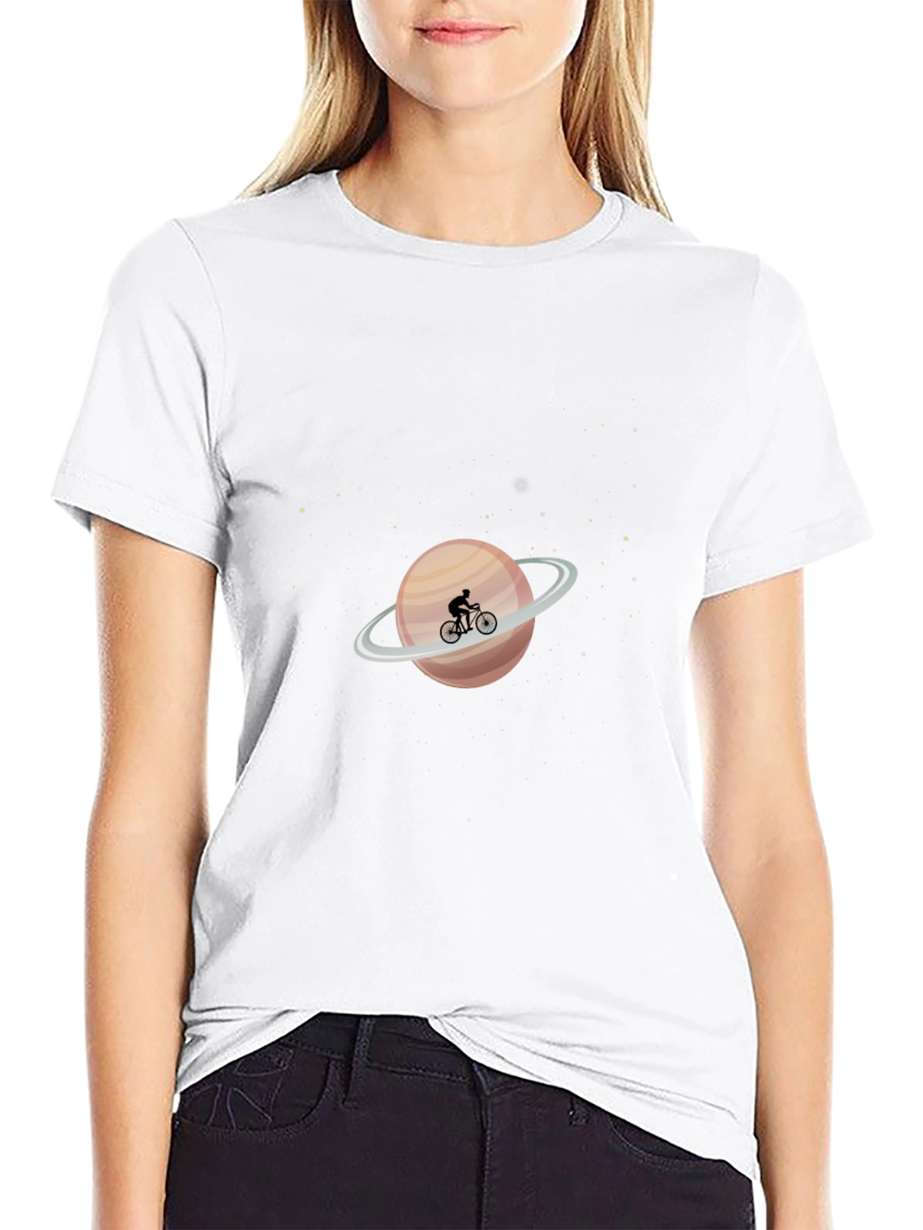 Saturn Cyclist Graphic Tee - Unisex