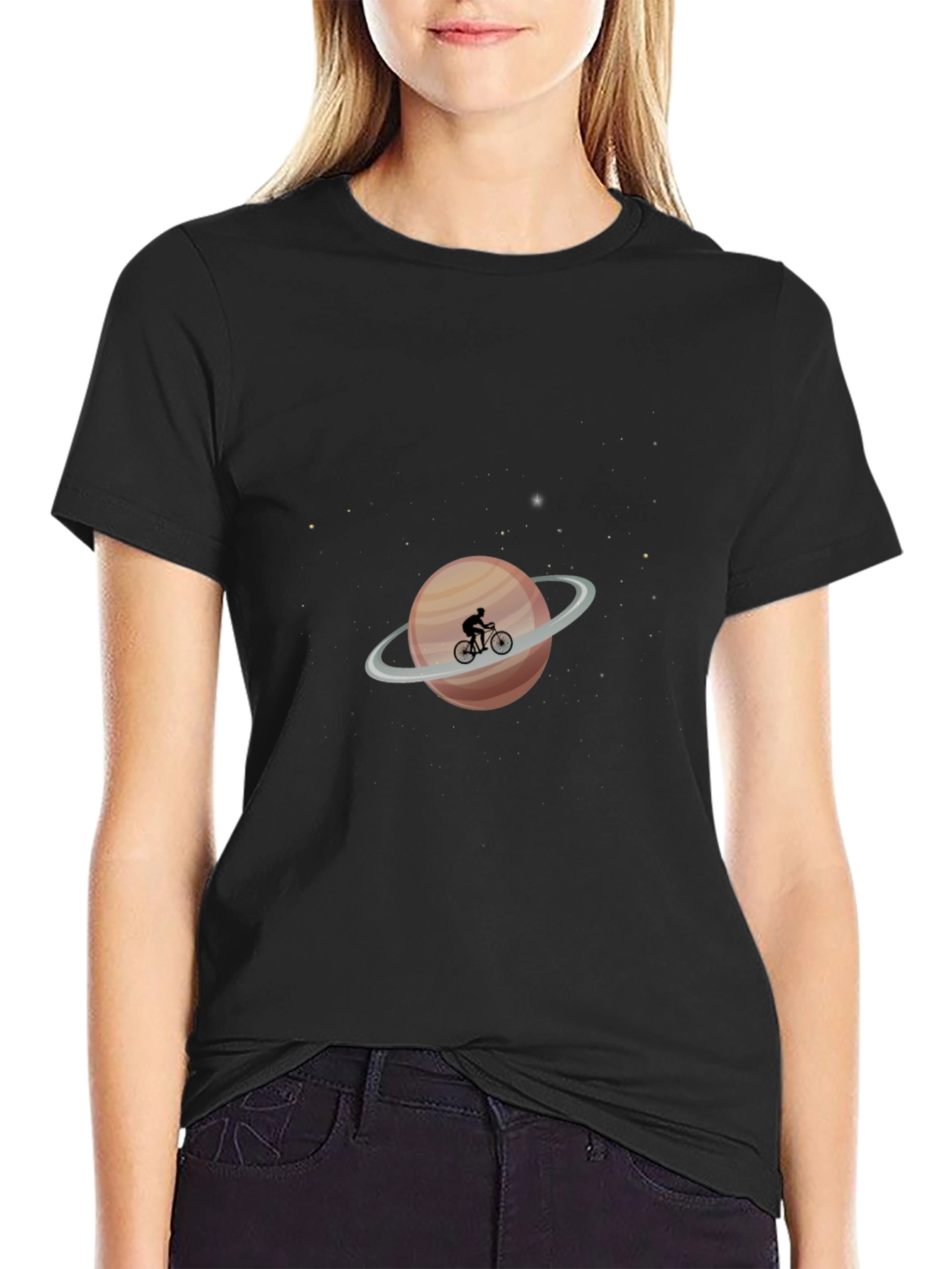 Saturn Cyclist Graphic Tee - Unisex