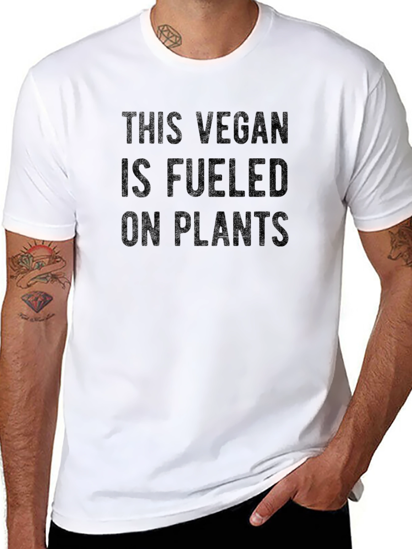 Vegan Fueled On Plants Graphic Tee