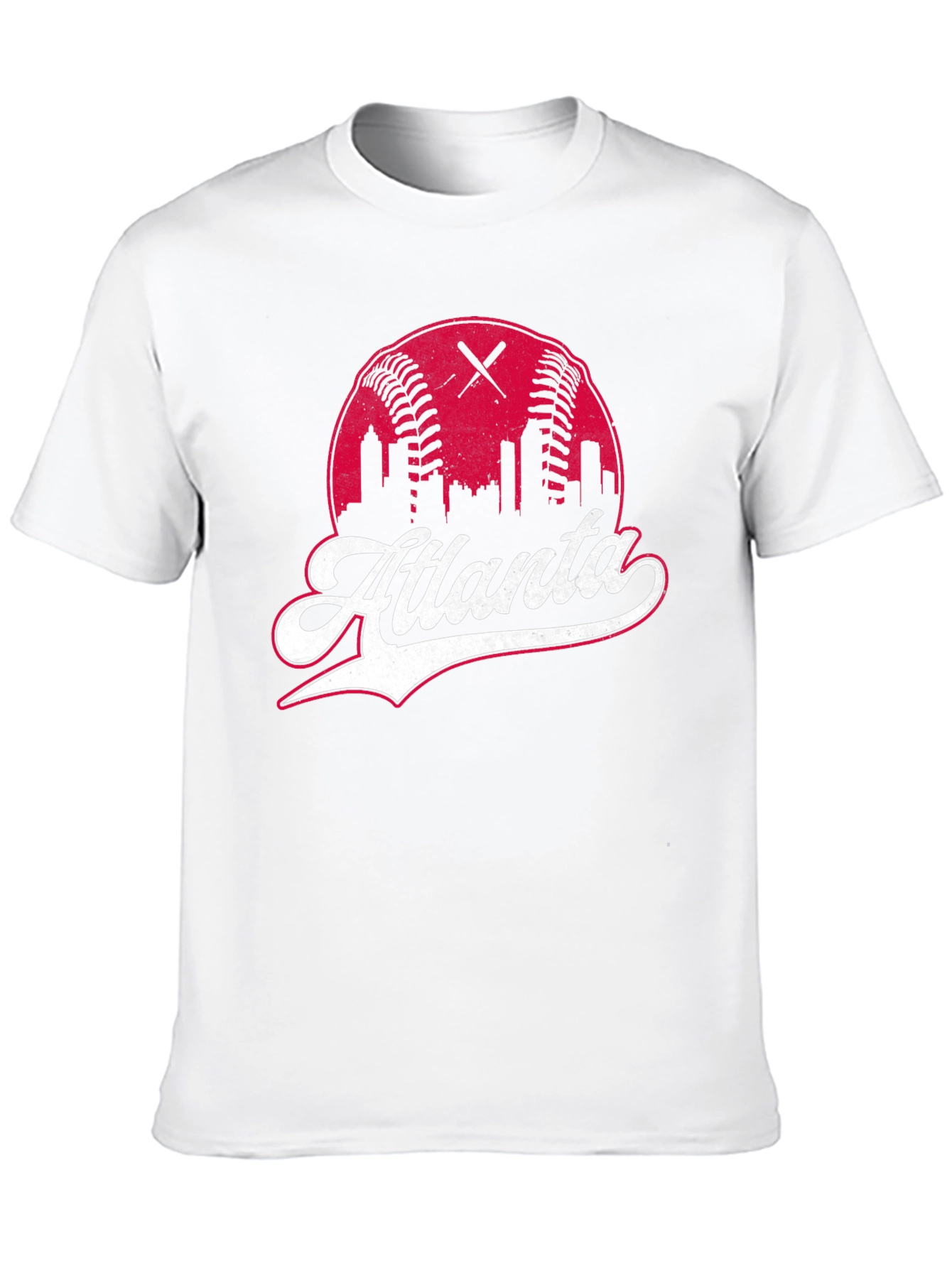 Atlanta Baseball Graphic T-Shirt - City Skyline Tee