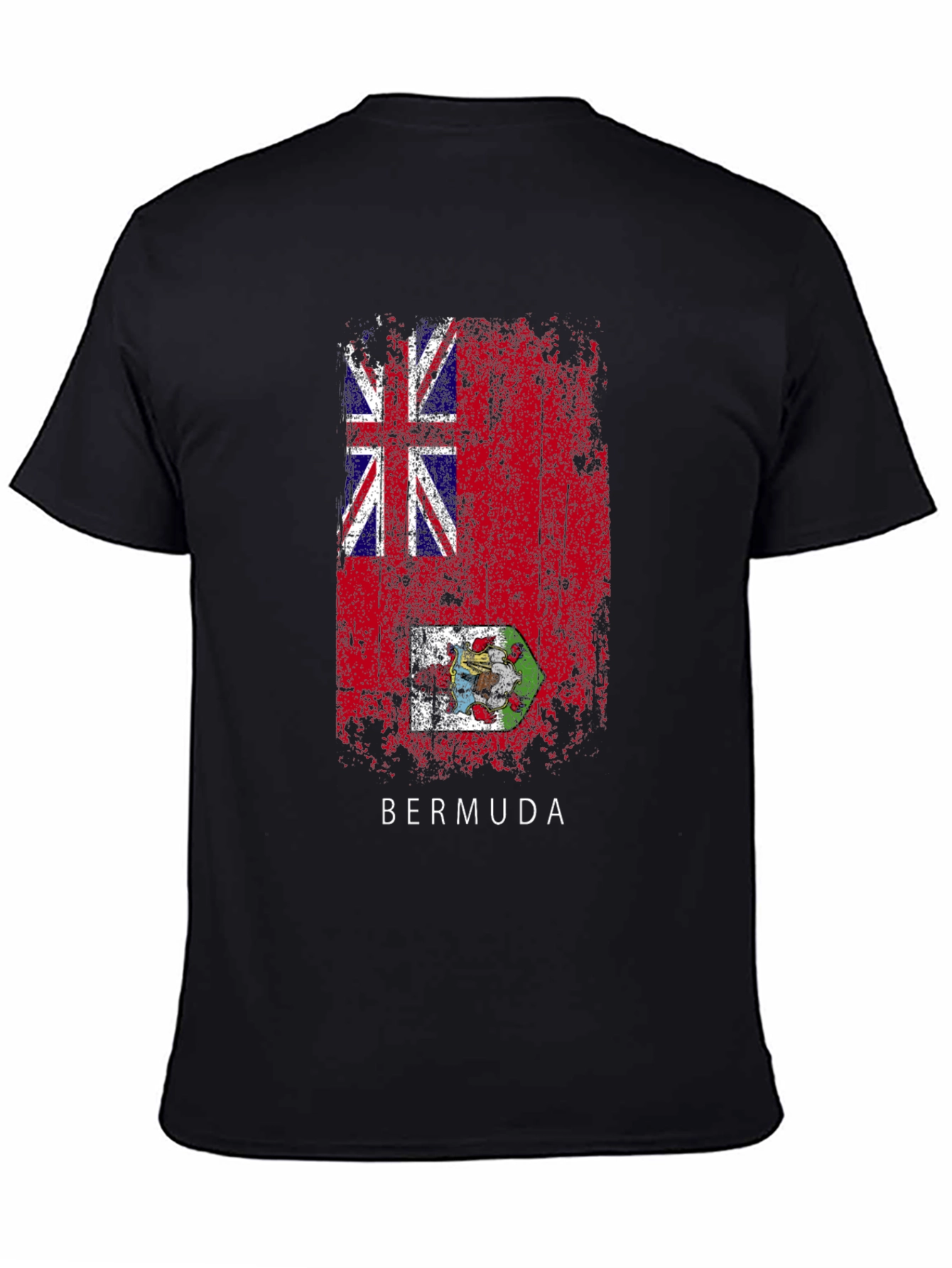 Bermuda Flag T-Shirt - Distressed Graphic Tee