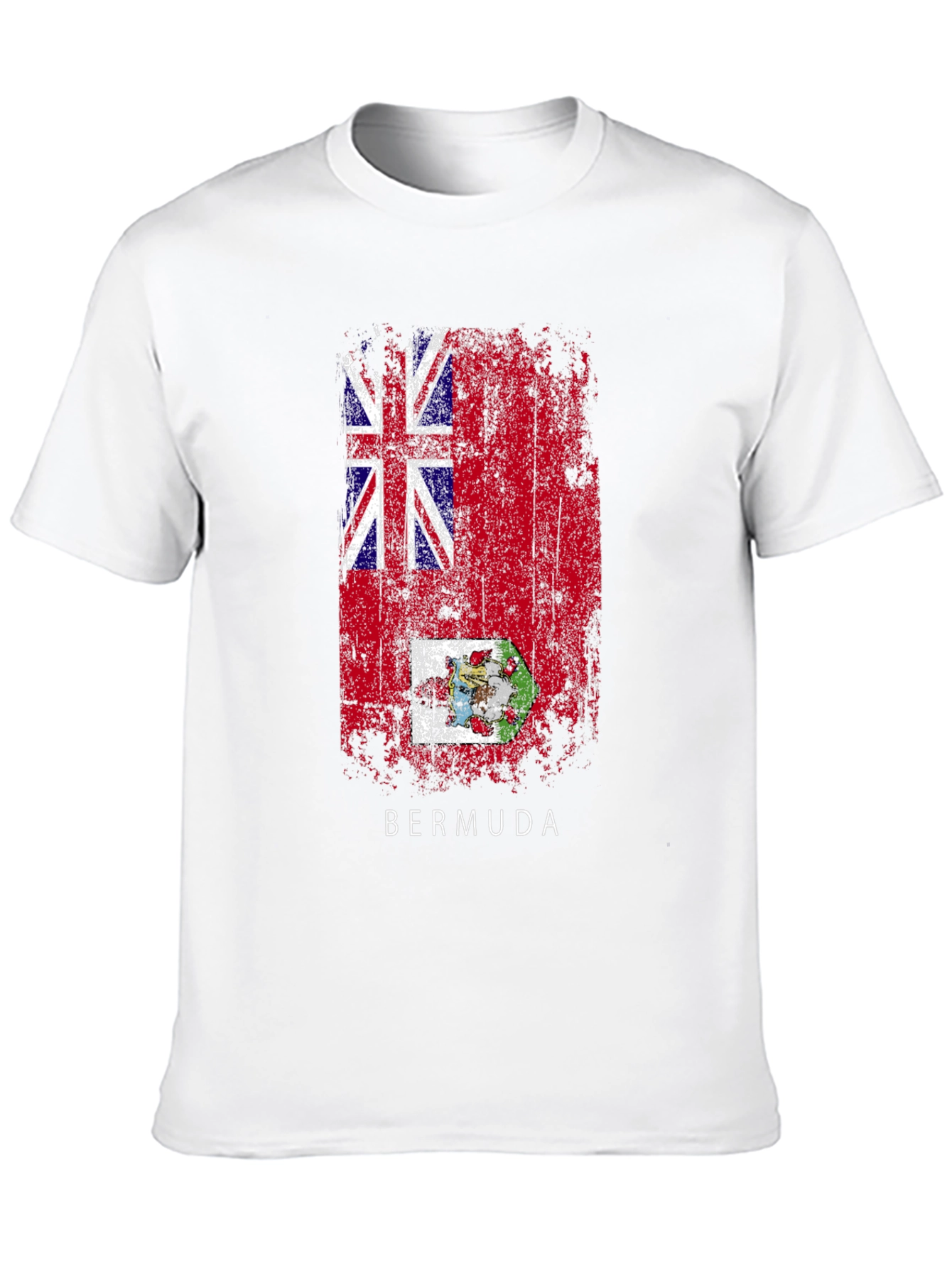 Bermuda Flag T-Shirt - Distressed Graphic Tee