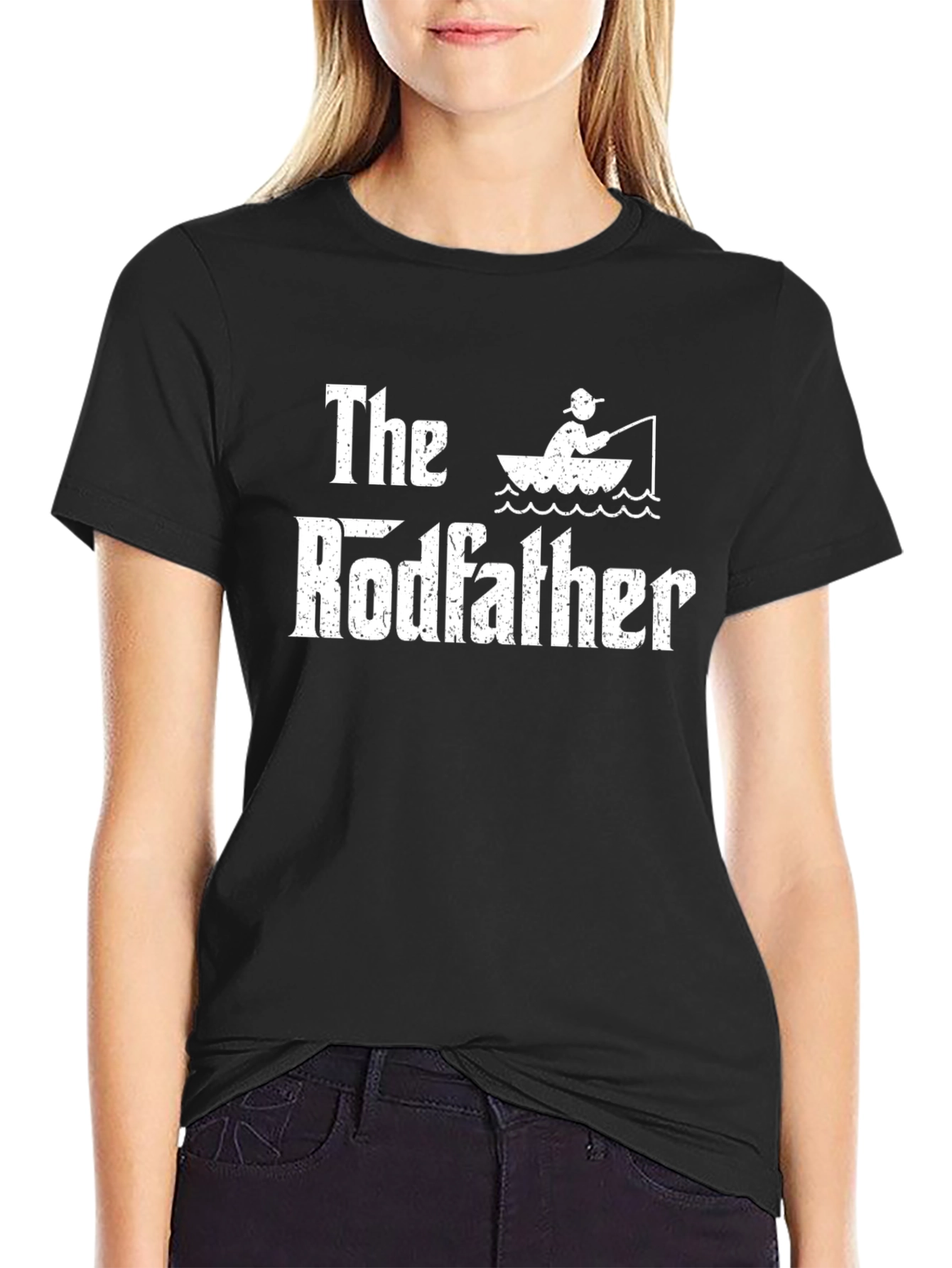 The Rodfather T-Shirt - Fishing Humor Tee