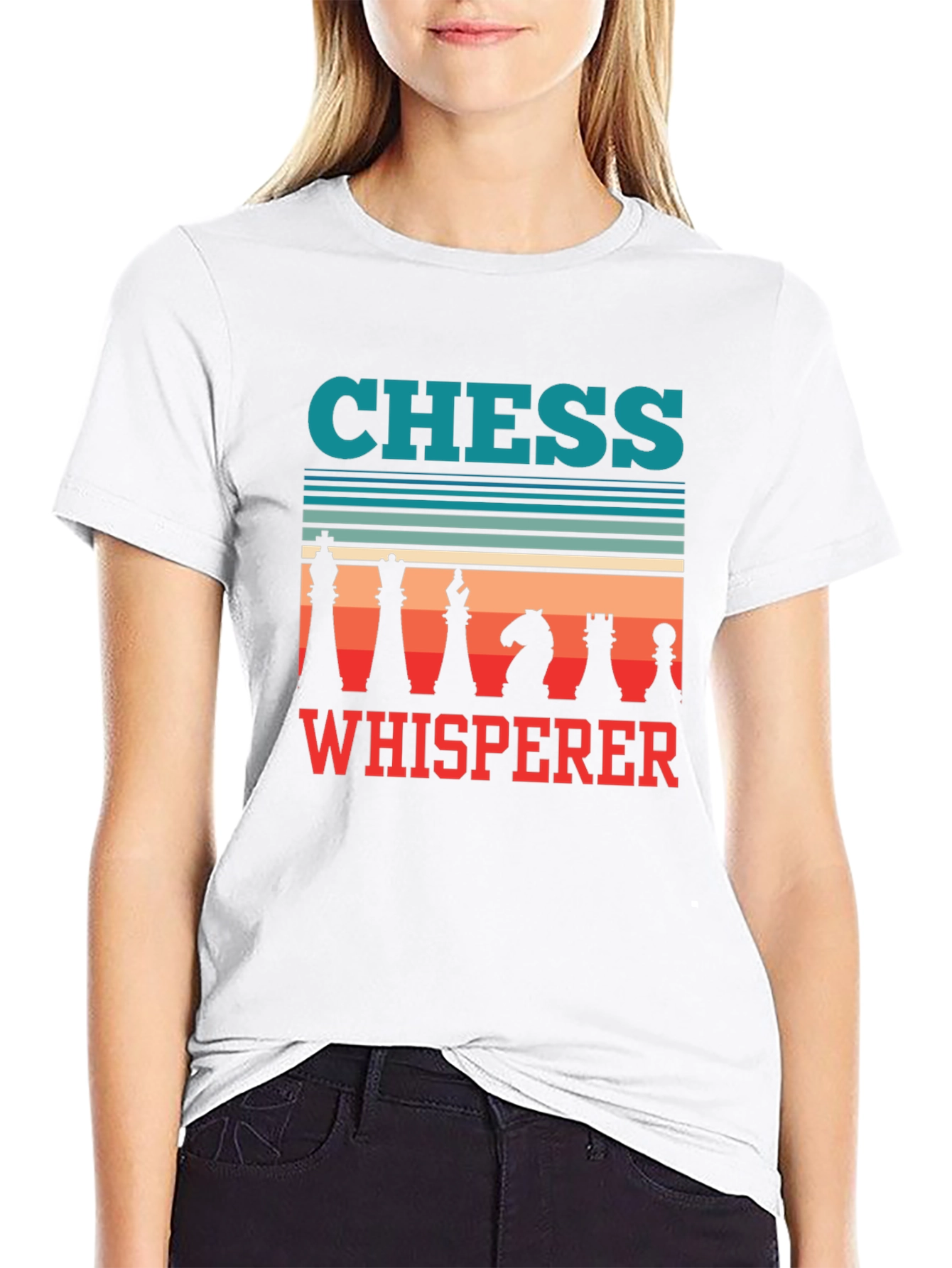 Chess Whisperer Graphic Tee - Unisex Black T-Shirt