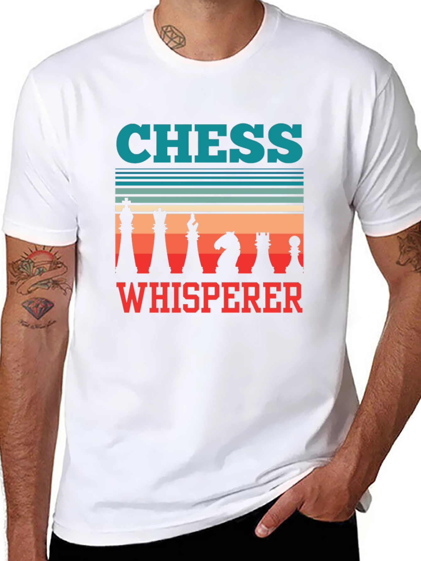 Chess Whisperer Graphic Tee - Unisex Black T-Shirt