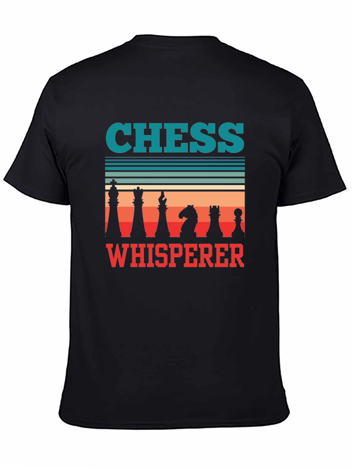 Chess Whisperer Graphic Tee - Unisex Black T-Shirt