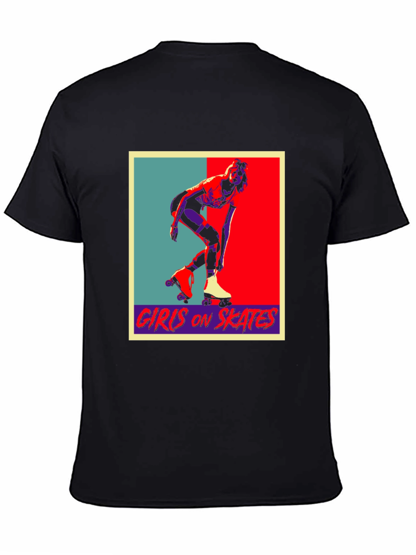 Retro Girls on Skates Graphic Tee