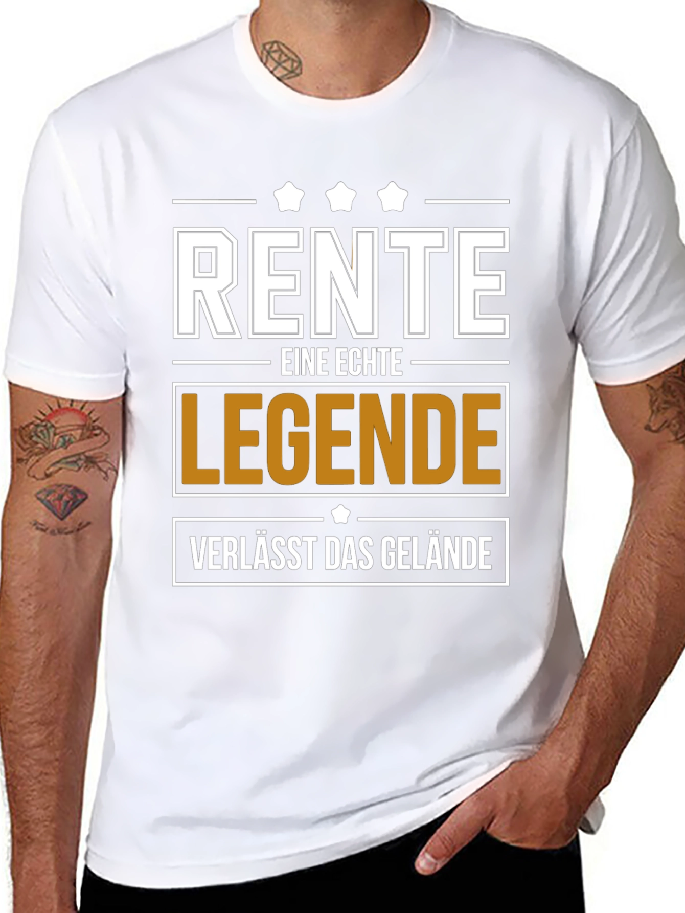 Retirement Legend T-Shirt - German Rente Eine Echte Legende