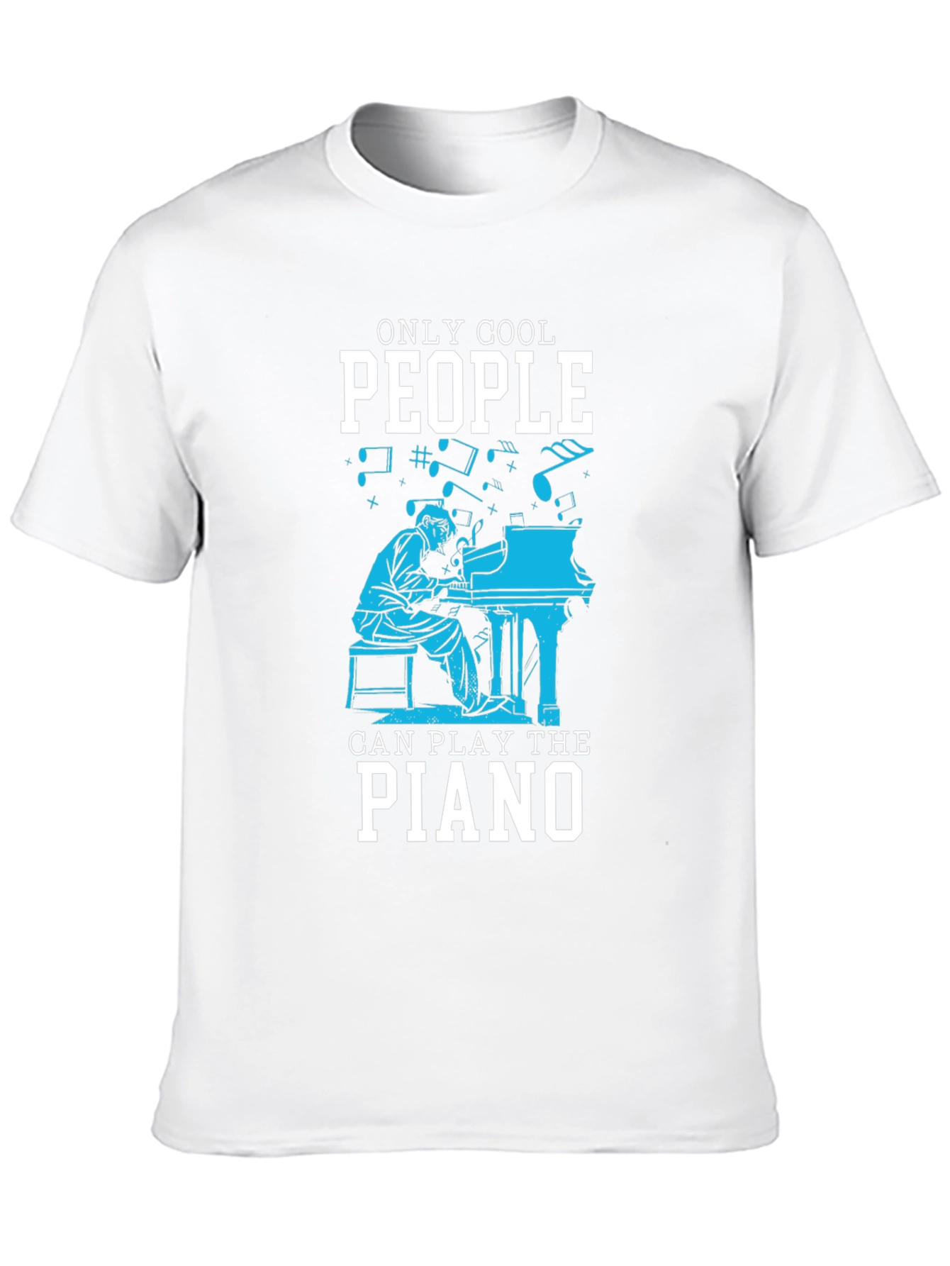 Cool Piano Player T-Shirt - Music Lover Tee