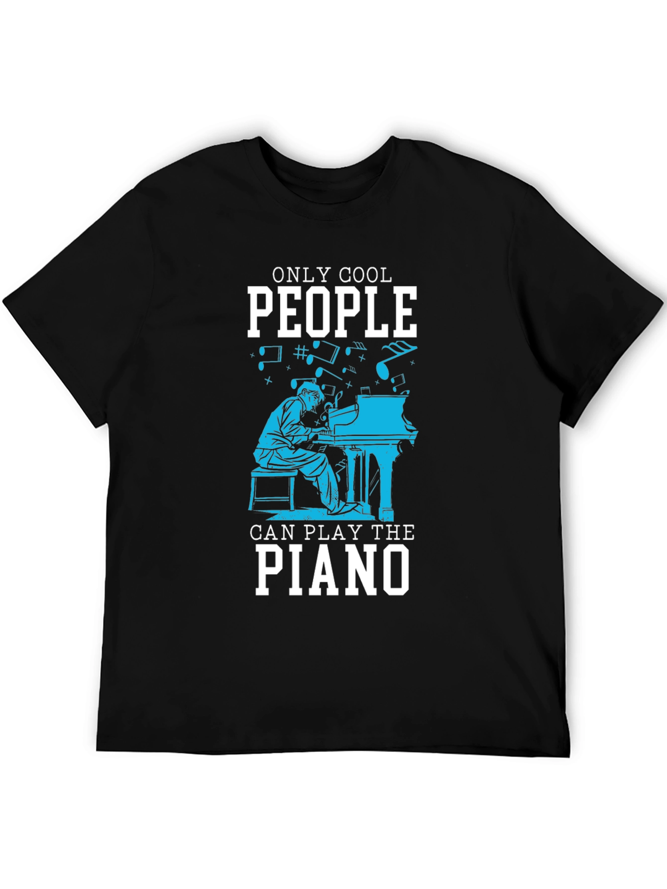 Cool Piano Player T-Shirt - Music Lover Tee
