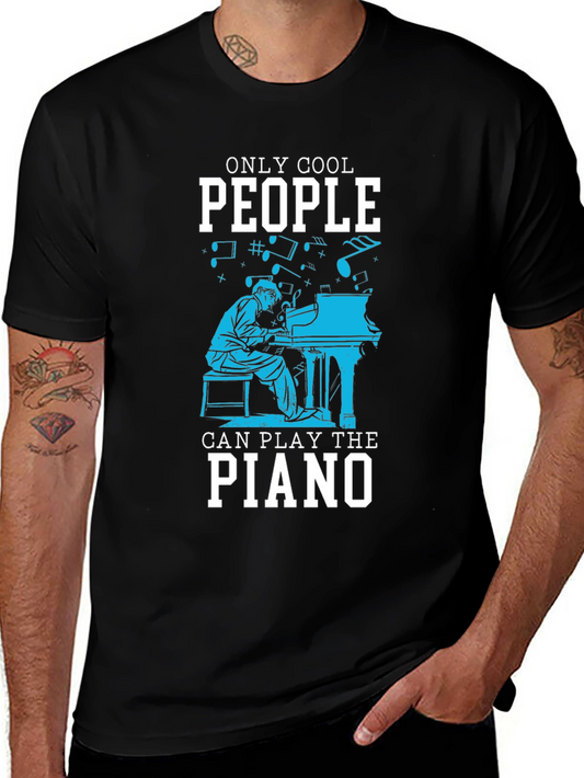 Cool Piano Player T-Shirt - Music Lover Tee