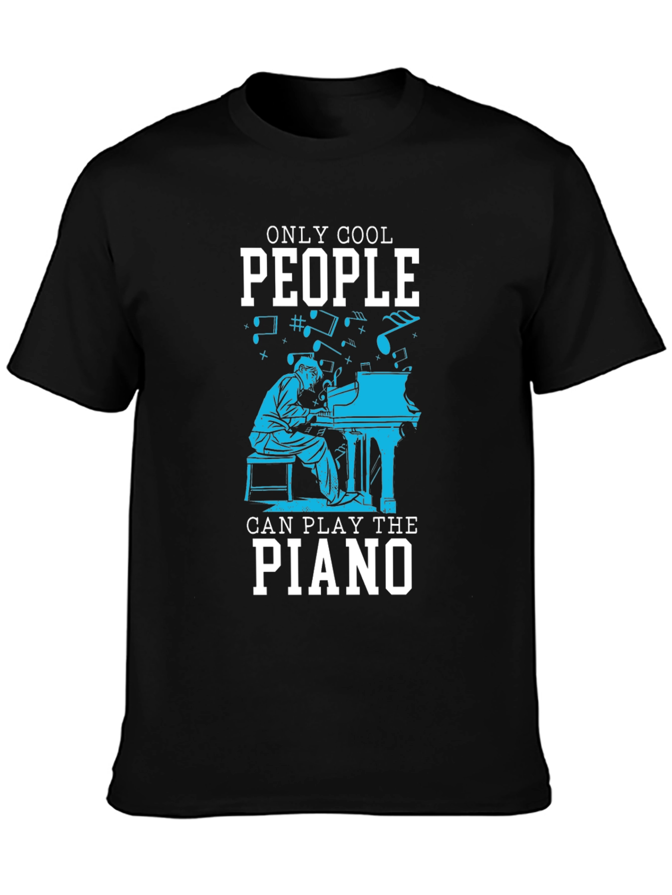 Cool Piano Player T-Shirt - Music Lover Tee