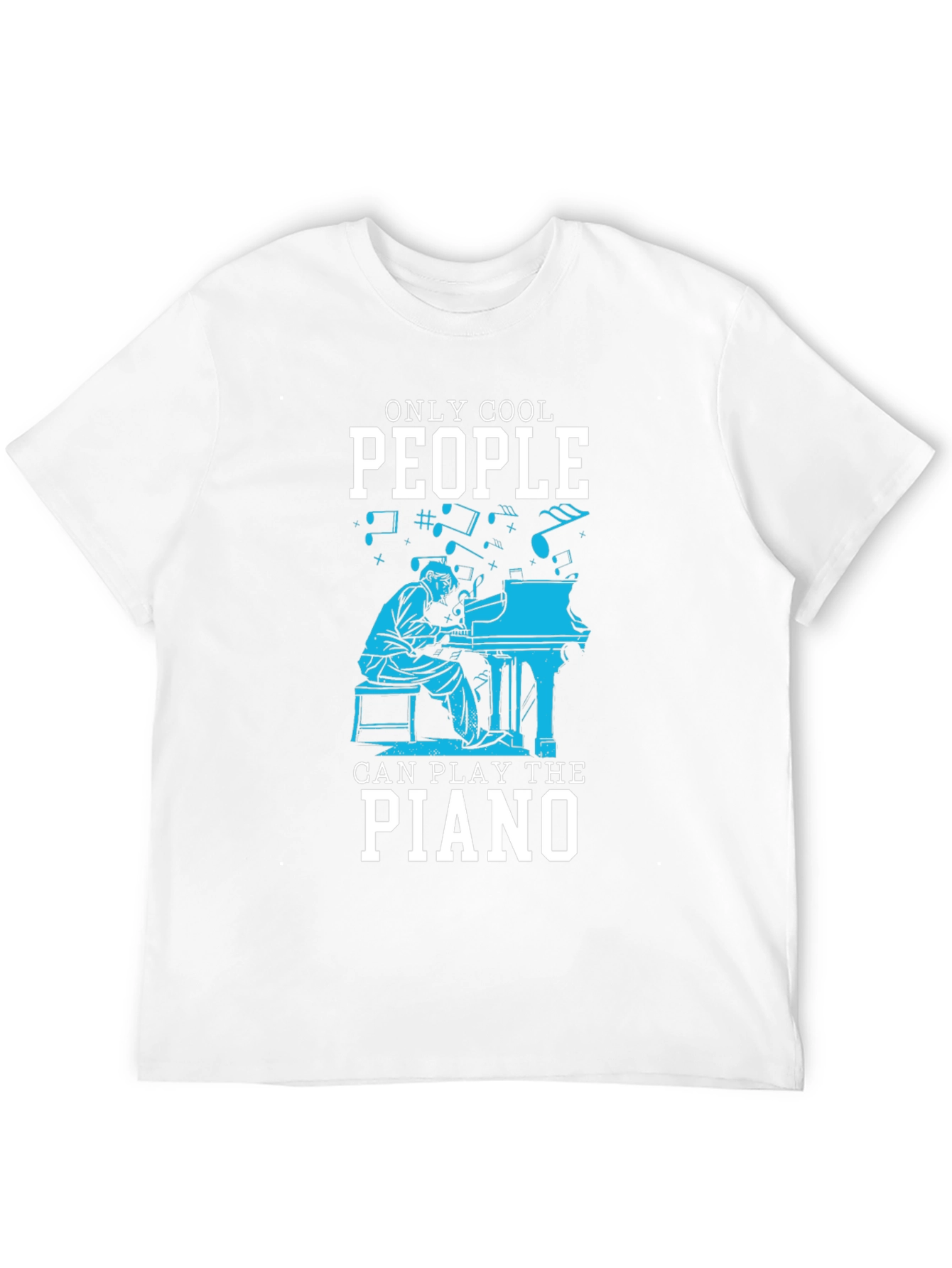 Cool Piano Player T-Shirt - Music Lover Tee
