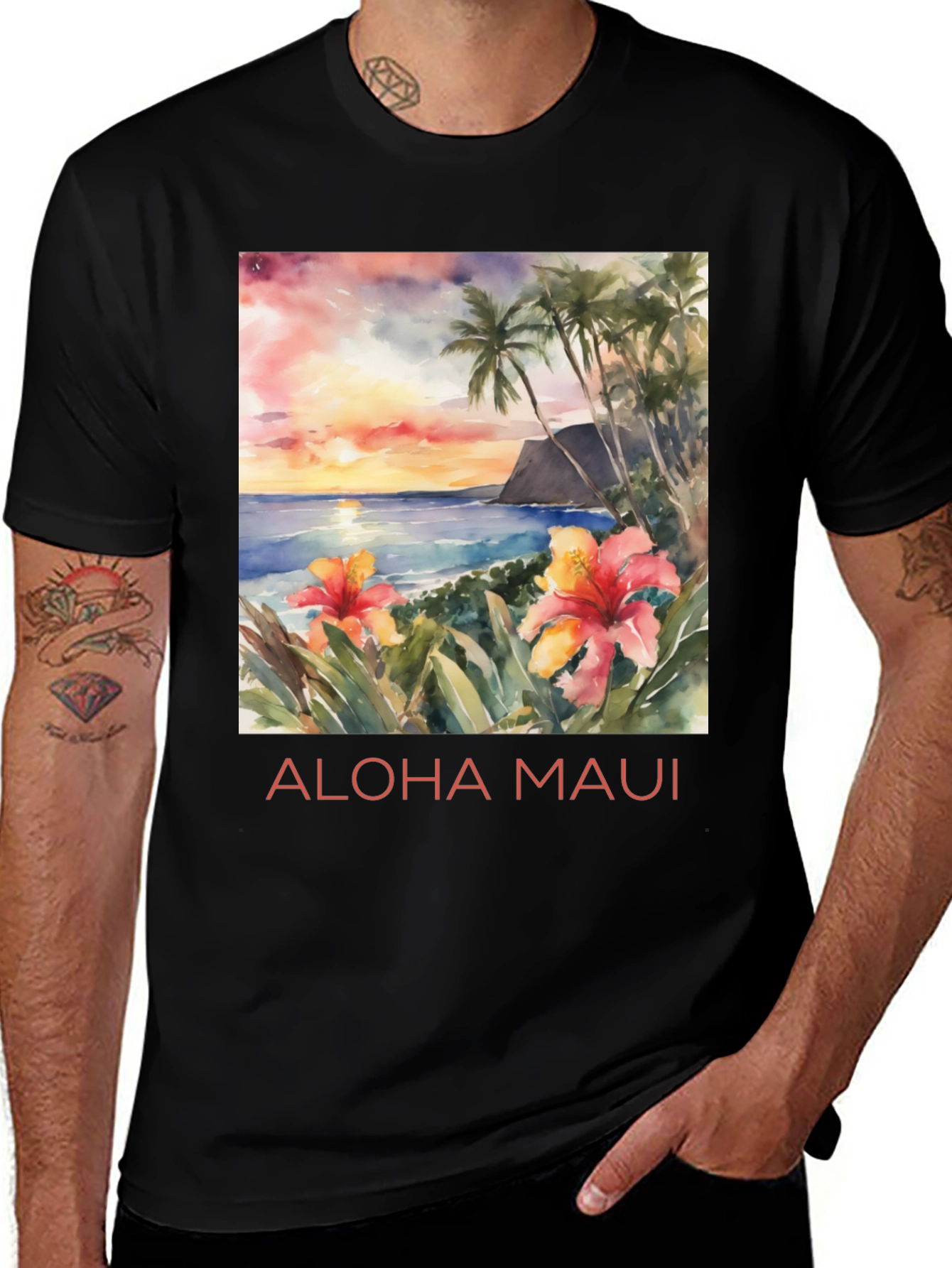 Aloha Maui Sunset T-Shirt