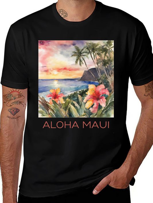 Aloha Maui Sunset T-Shirt