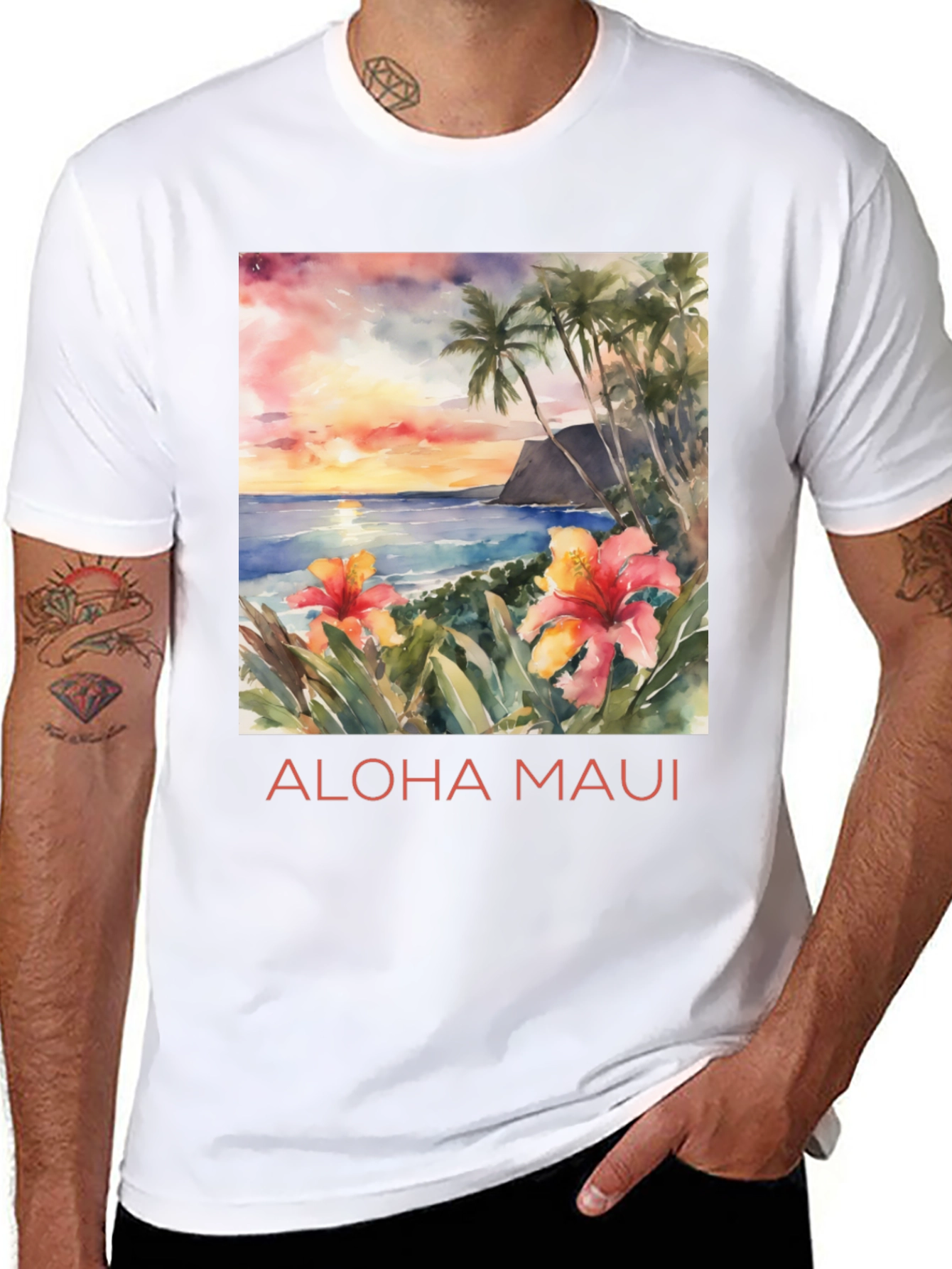 Aloha Maui Sunset T-Shirt