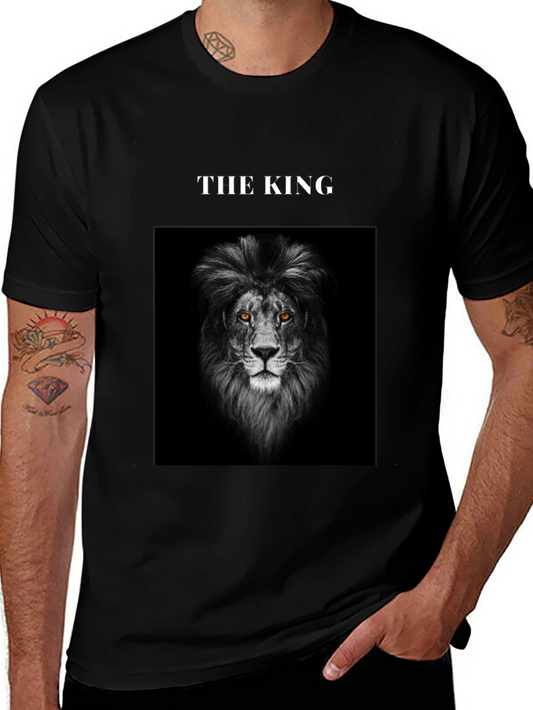 The King Lion Graphic Tee - Black