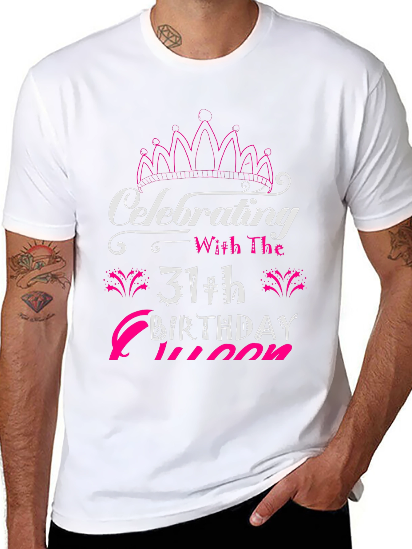 31st Birthday Queen Black T-Shirt
