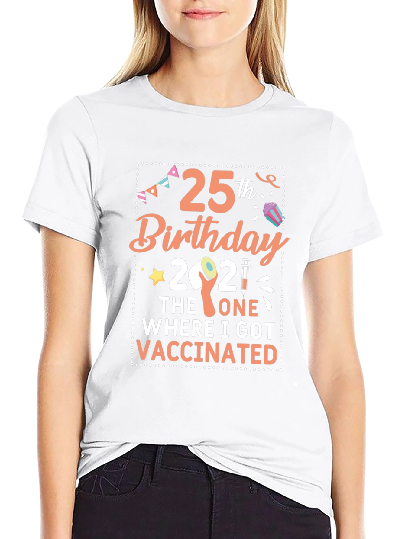 25th Birthday Vaccinated T-Shirt