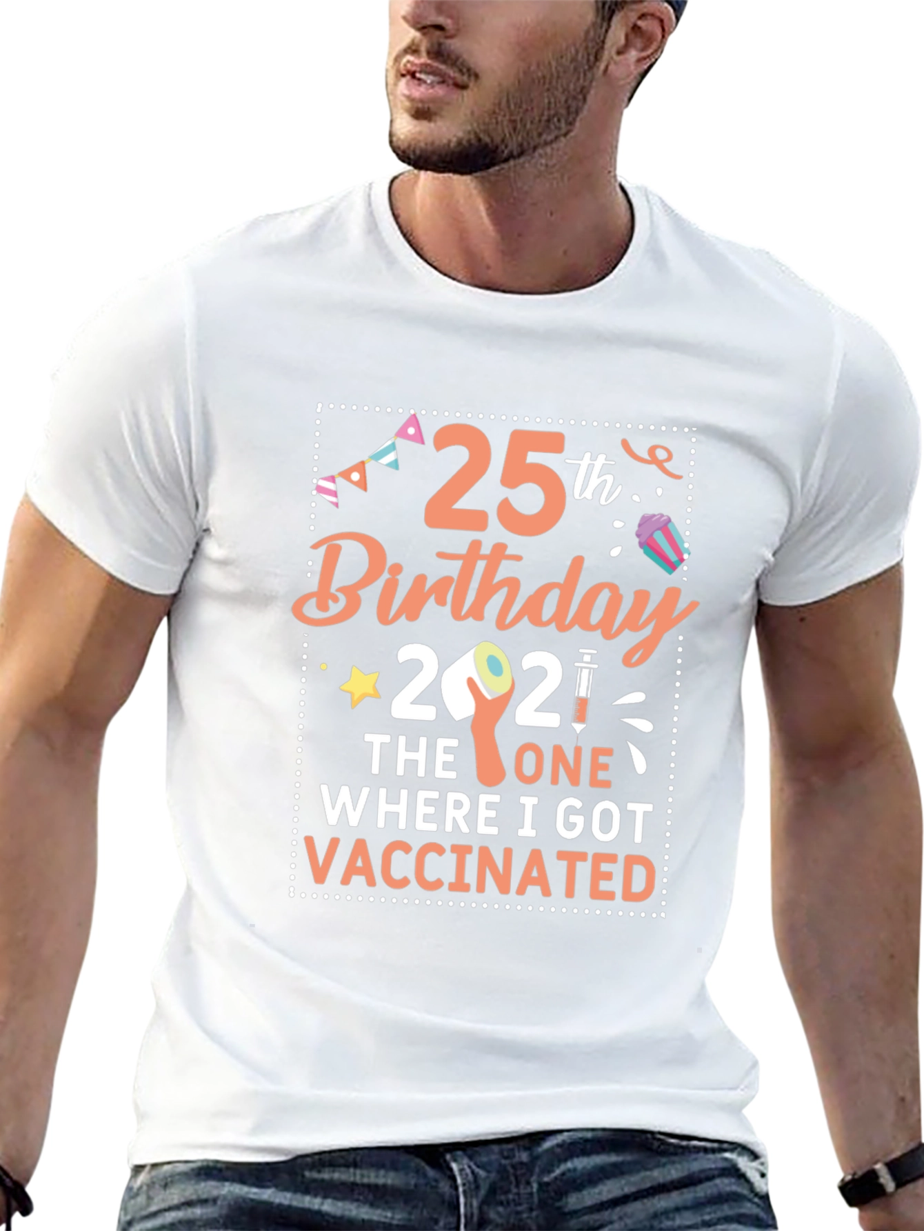 25th Birthday Vaccinated T-Shirt