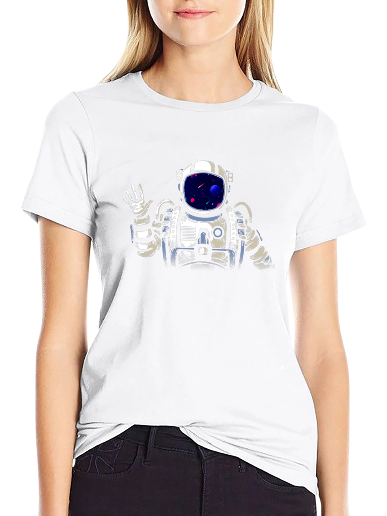 Astronaut Graphic T-Shirt - Space Adventure Tee