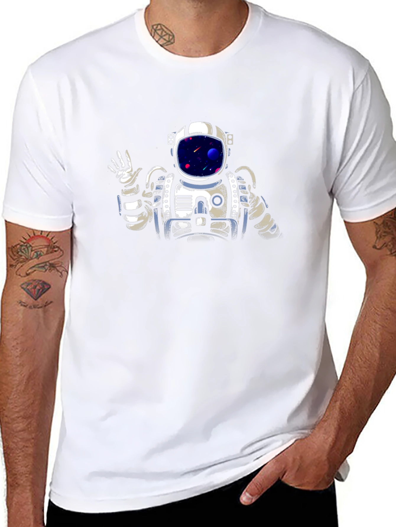 Astronaut Graphic T-Shirt - Space Adventure Tee