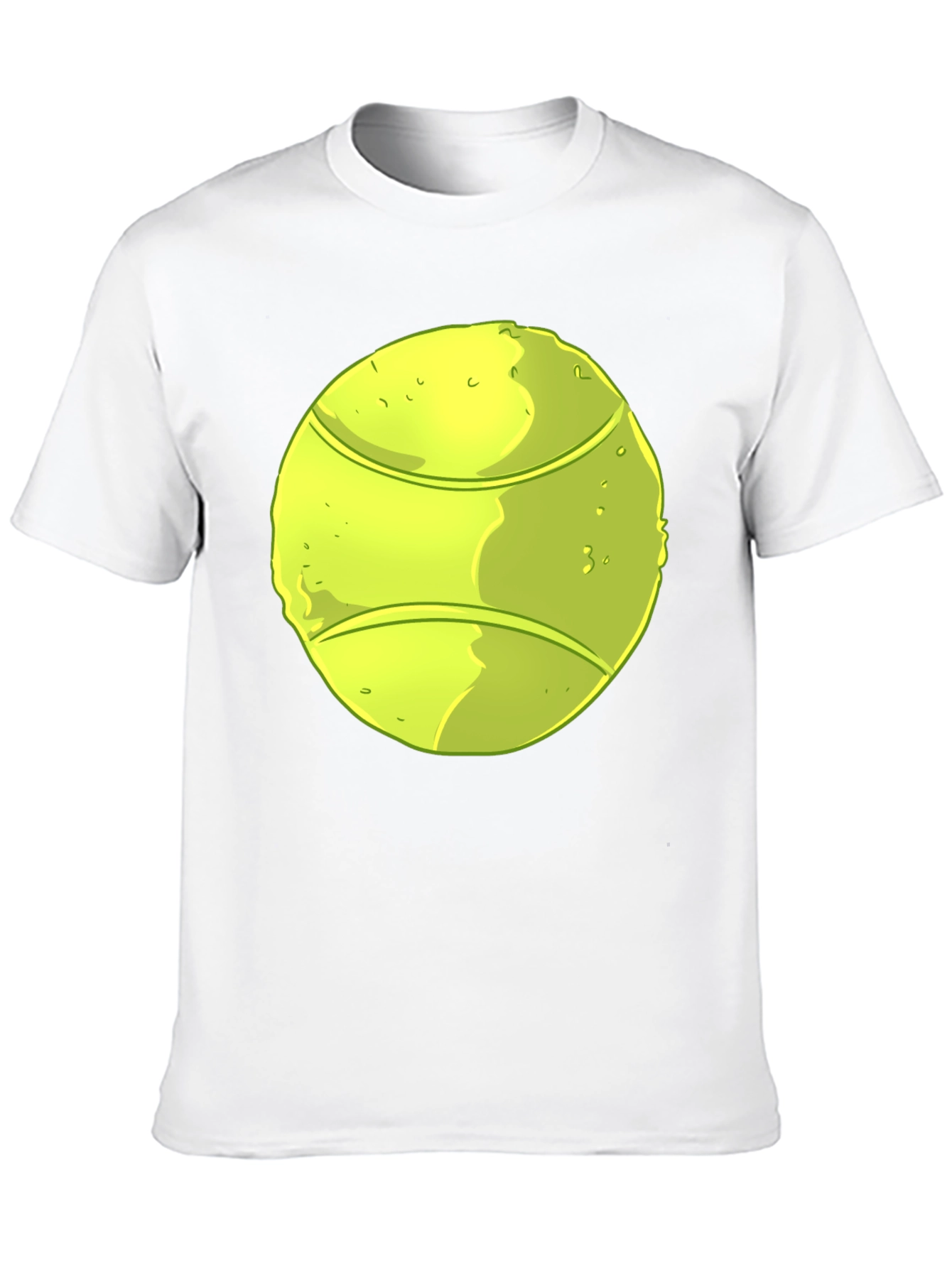 Tennis Ball Graphic Black T-Shirt