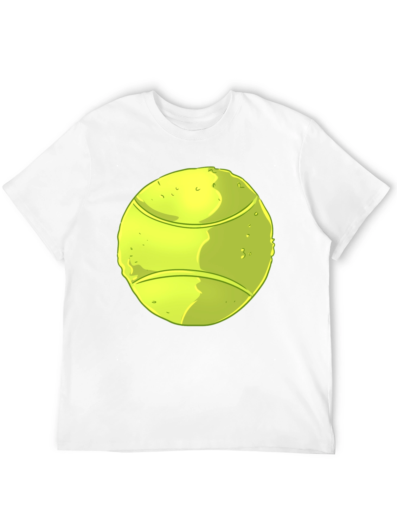 Tennis Ball Graphic Black T-Shirt