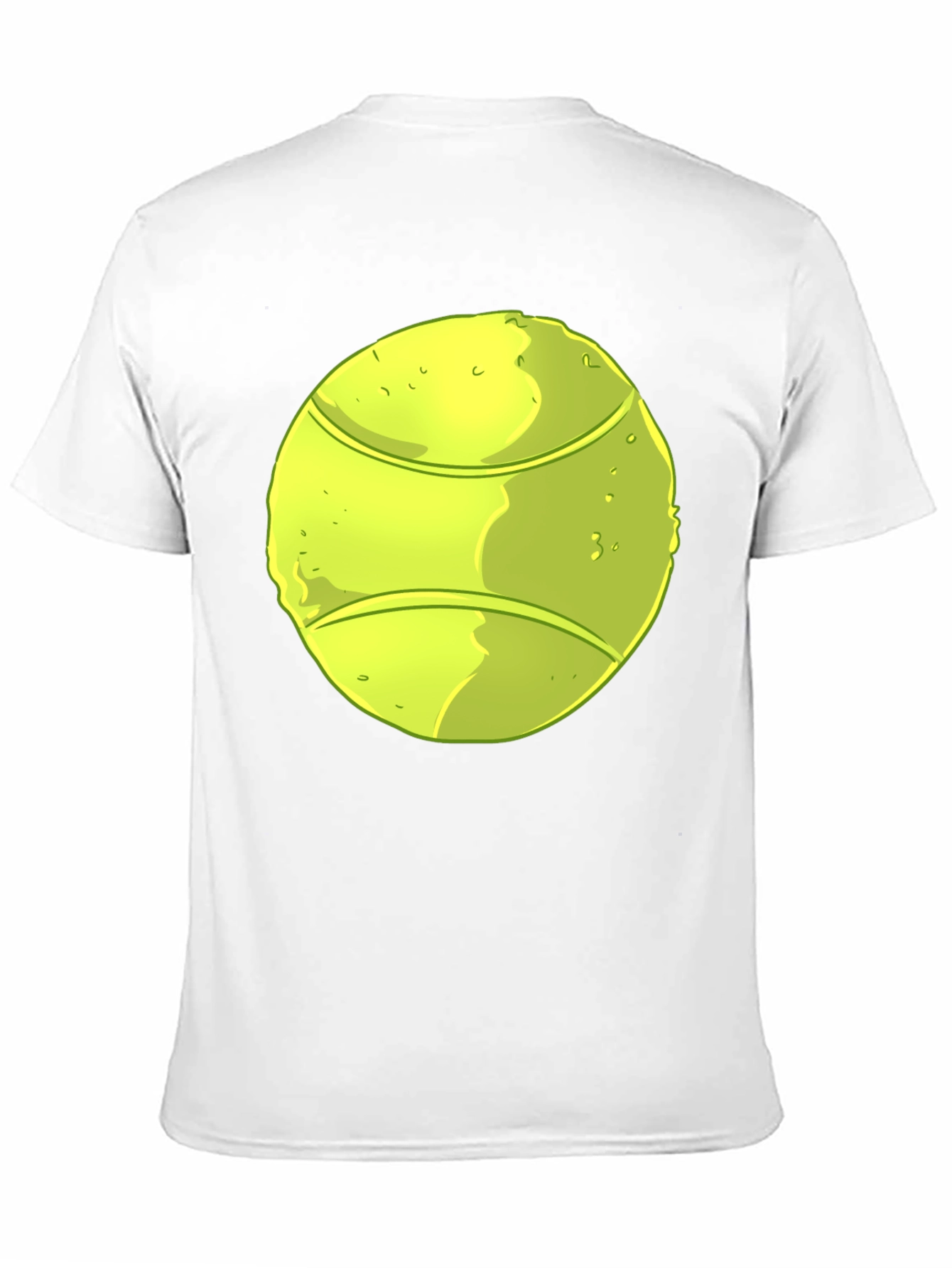 Tennis Ball Graphic Black T-Shirt