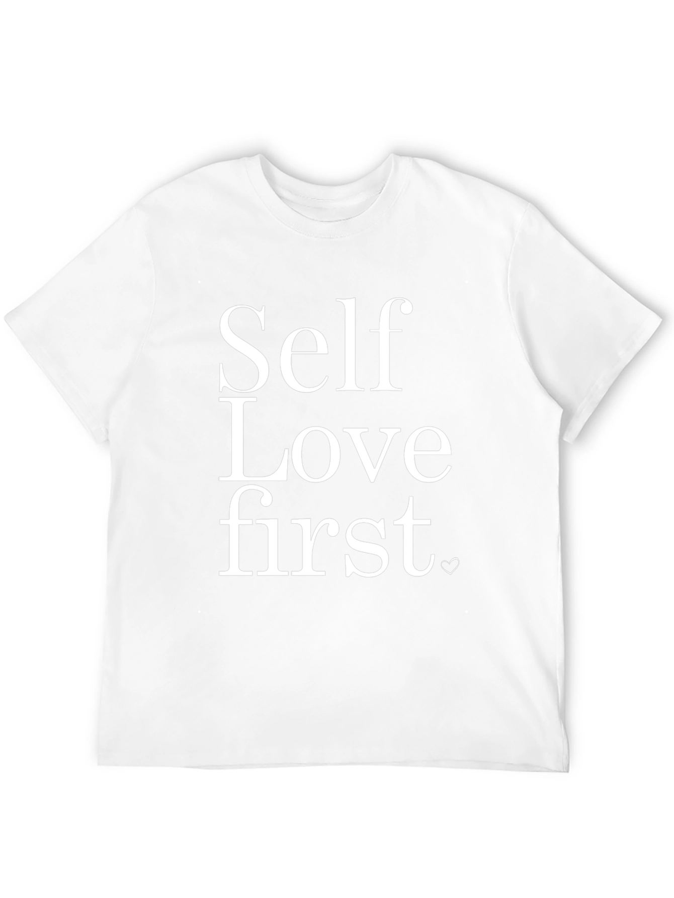 Self Love First Black Graphic T-Shirt