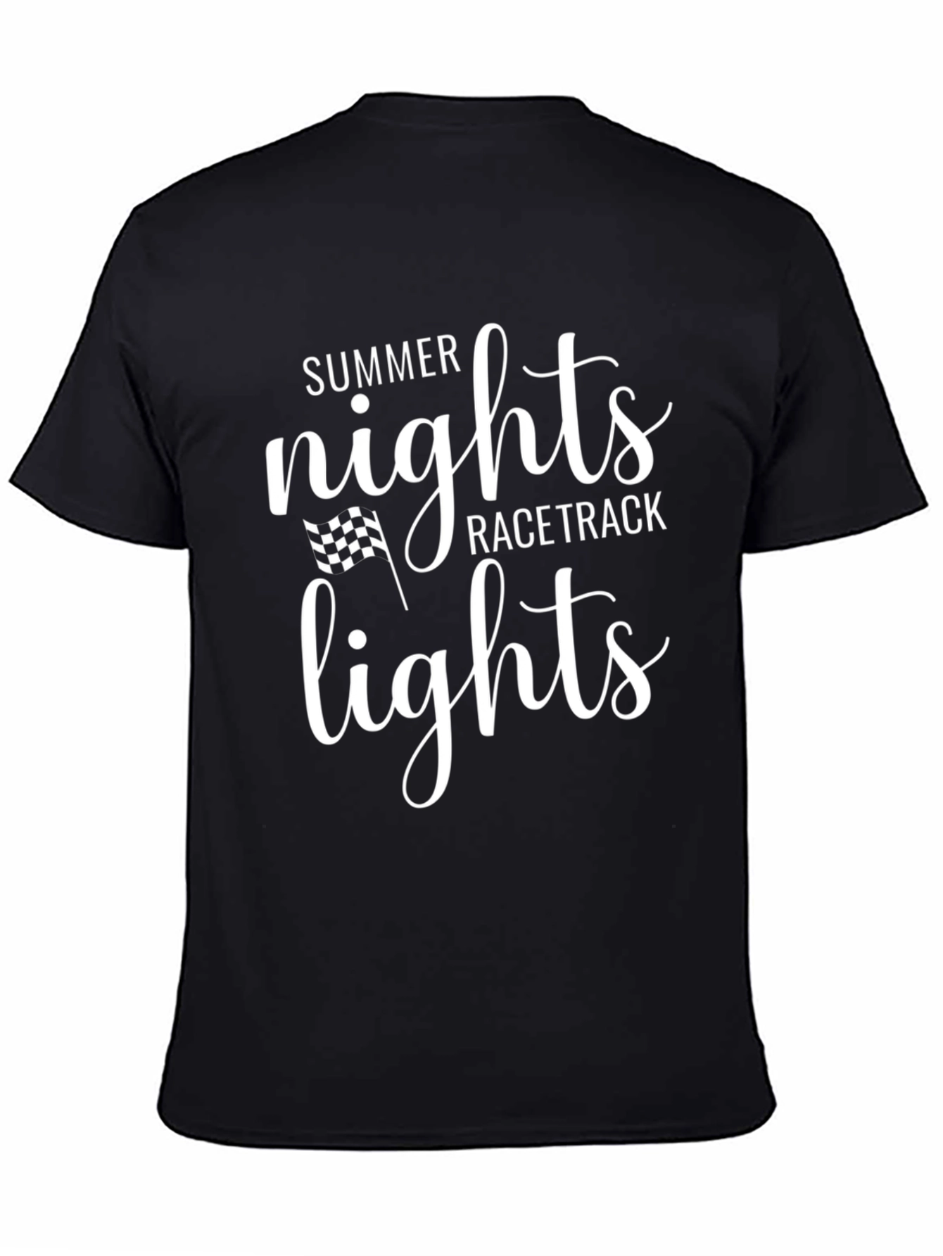 Summer Nights Racetrack Lights Graphic Tee