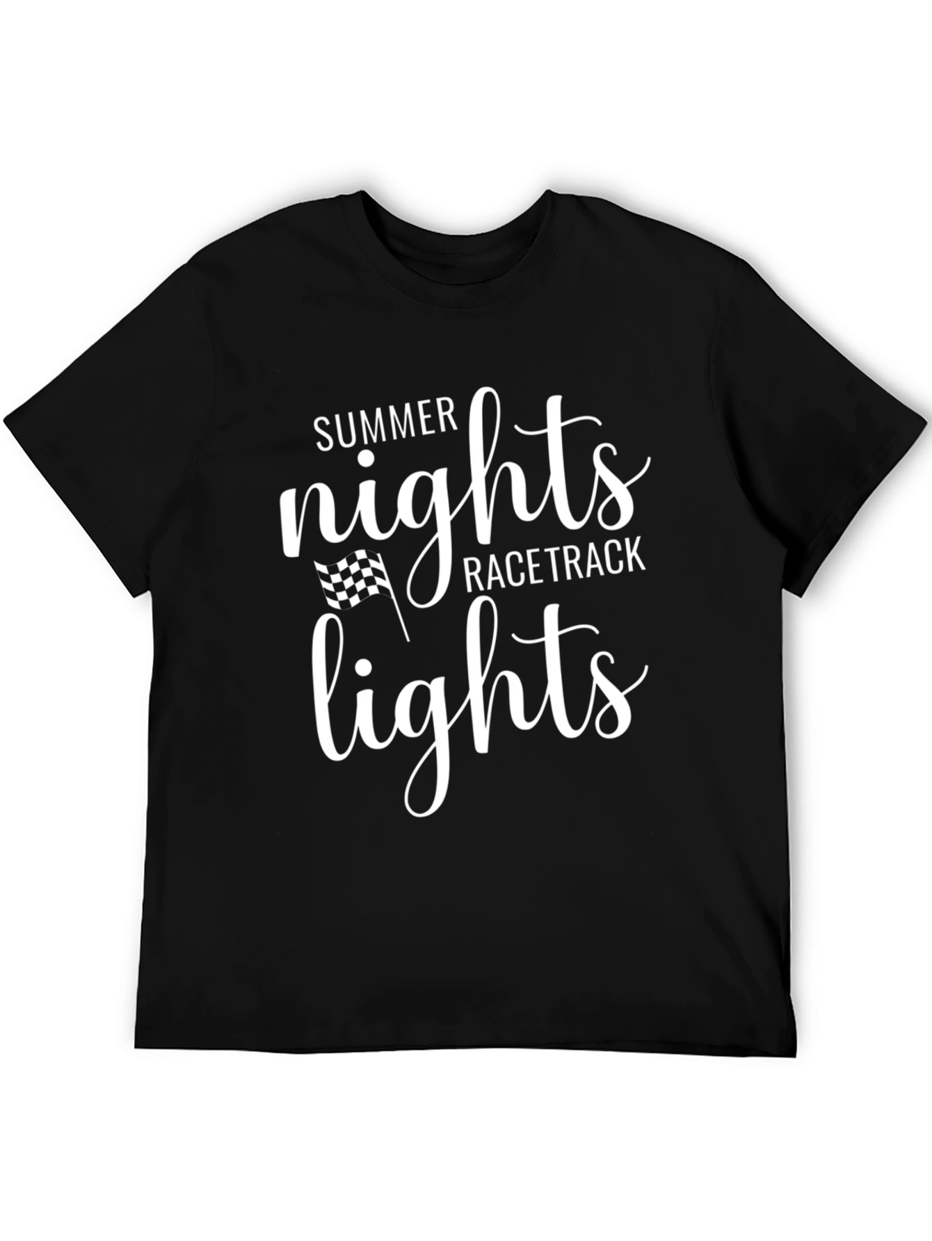 Summer Nights Racetrack Lights Graphic Tee