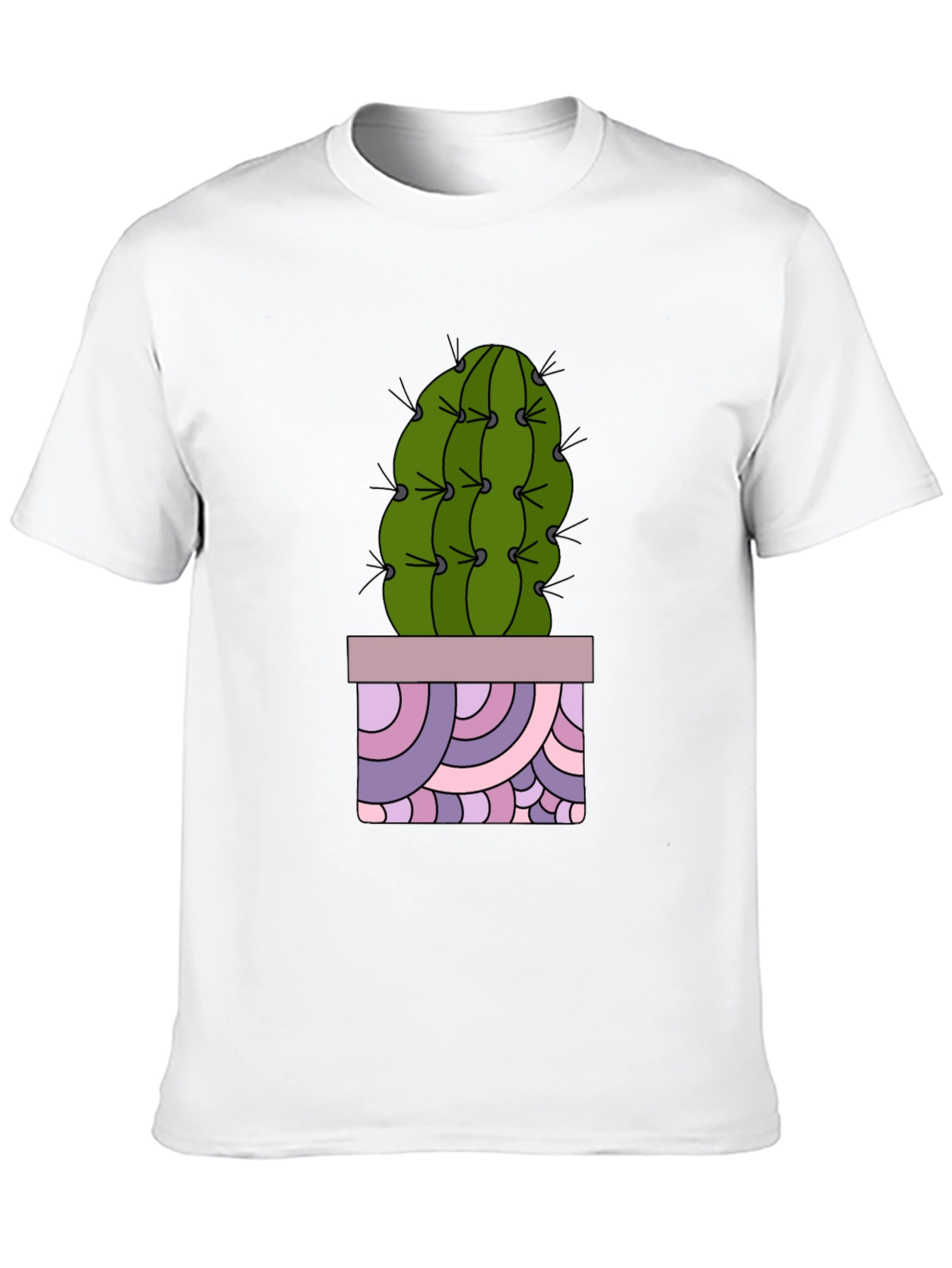 Cactus T-Shirt - Unique Potted Design