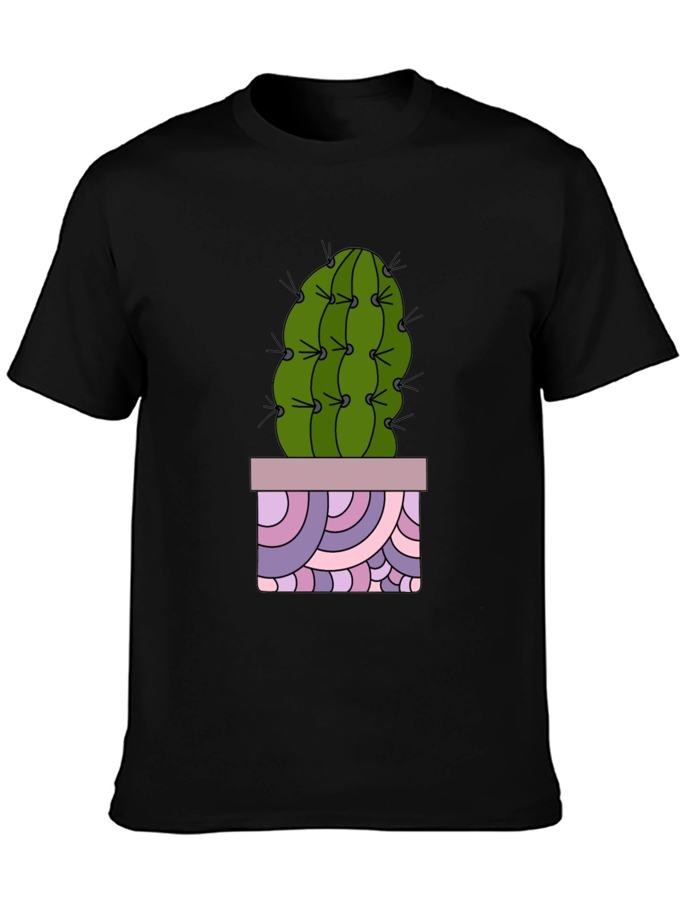 Cactus T-Shirt - Unique Potted Design
