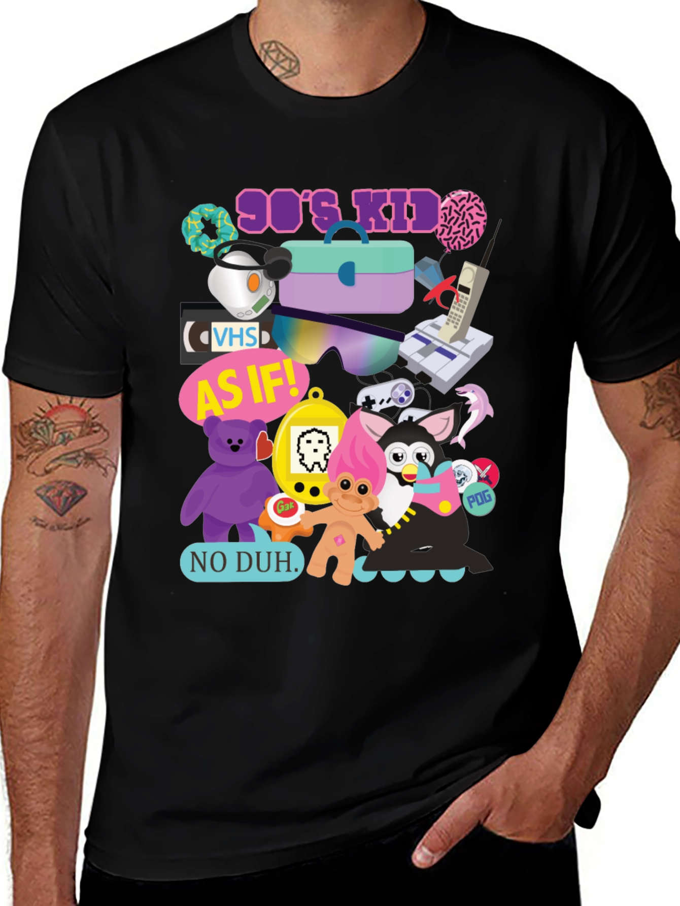 90s Kid Throwback Graphic Tee