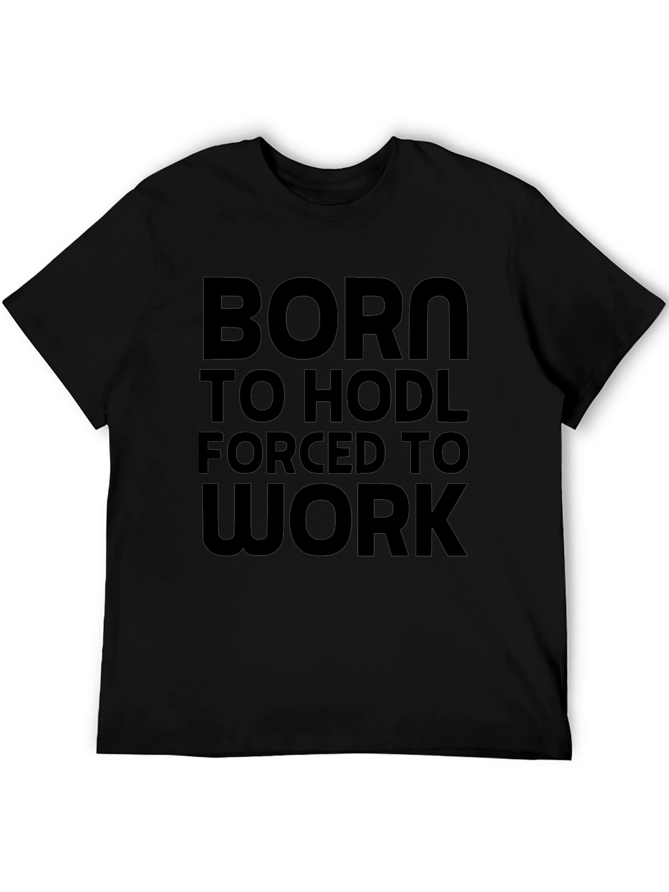 Born to HODL Black Tee