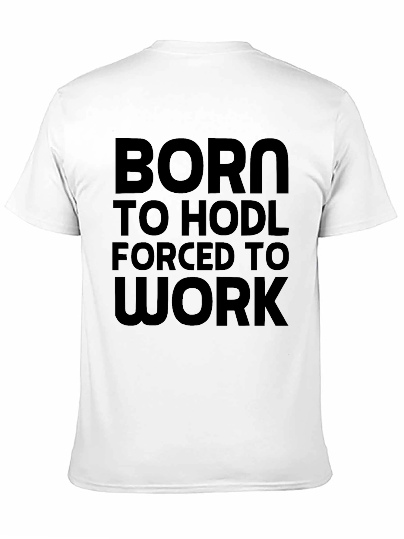 Born to HODL Black Tee