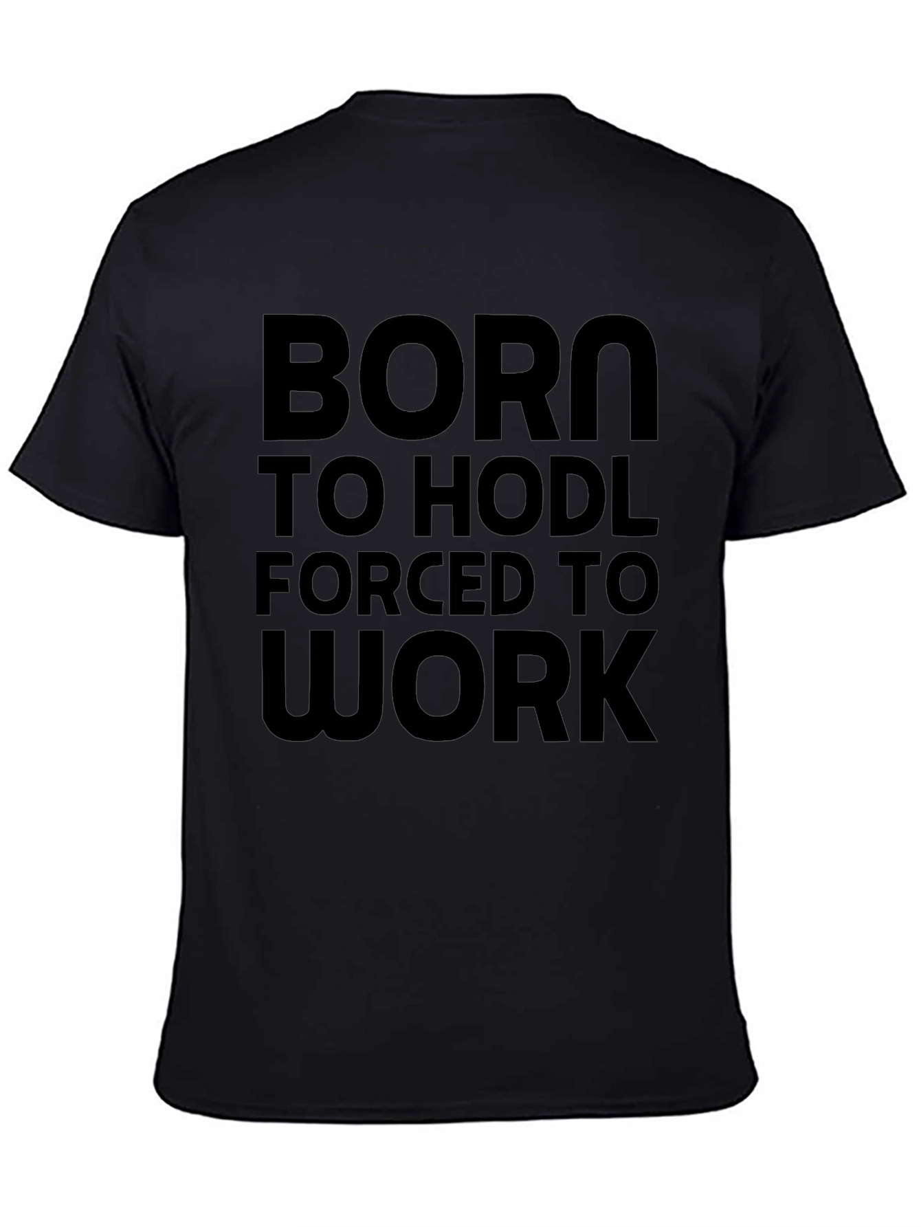 Born to HODL Black Tee